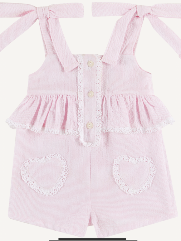 Deolinda pink short jumpsuit.   02231472