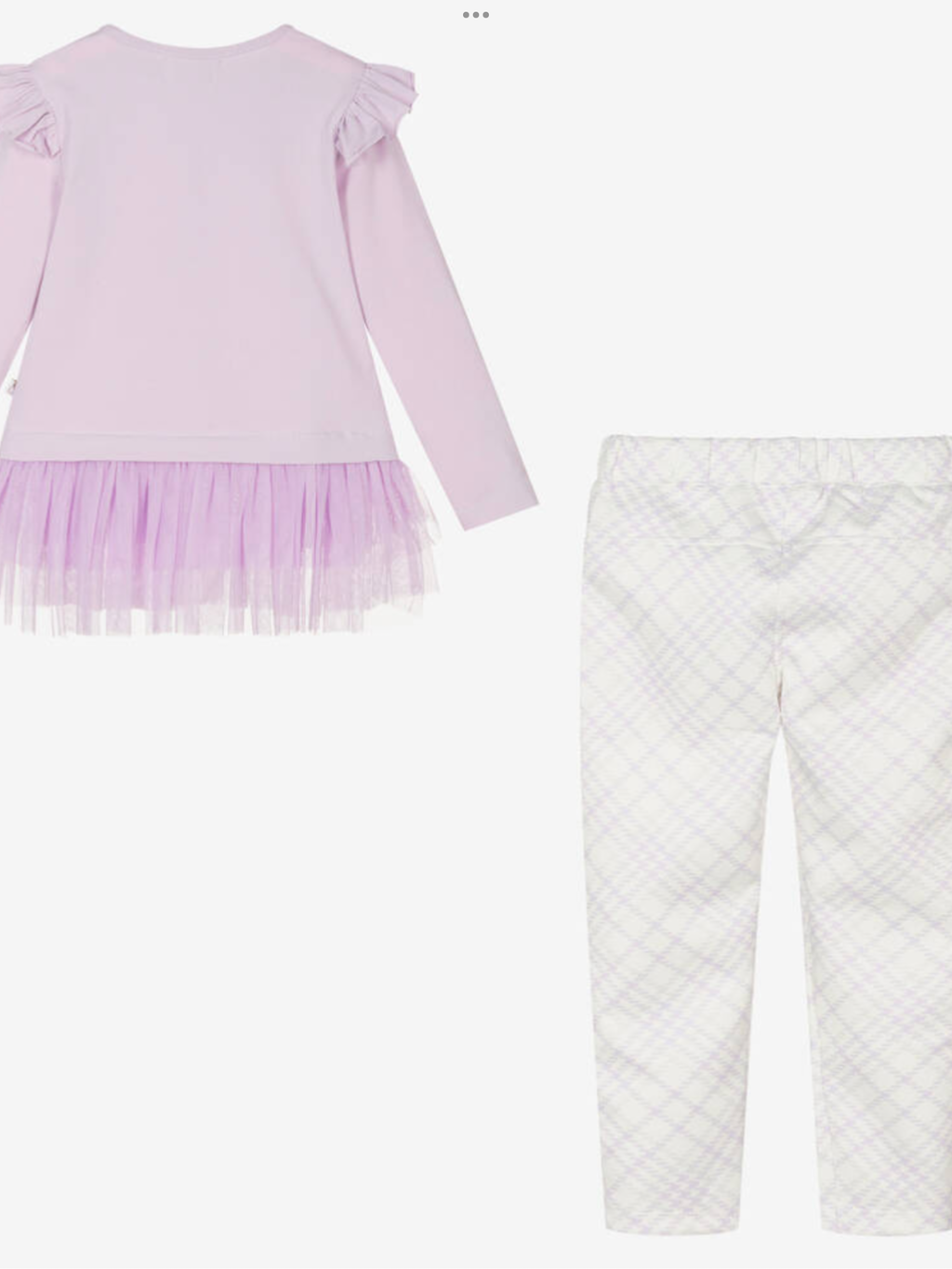 Caramelo kids lilac leggings set.    08231809