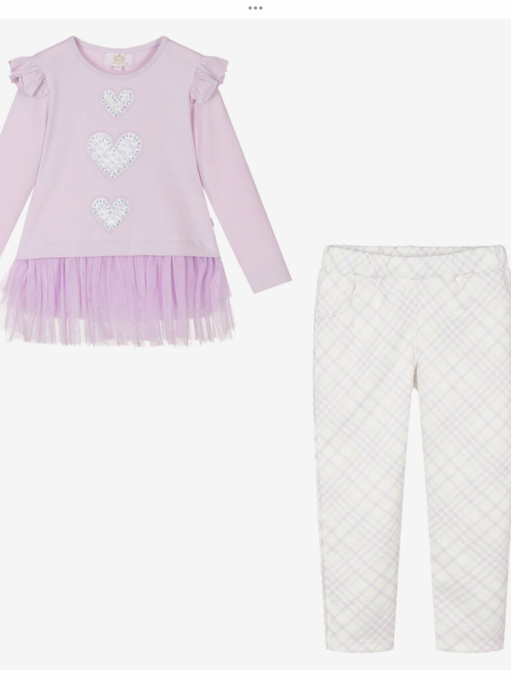 Caramelo kids lilac leggings set.    08231809