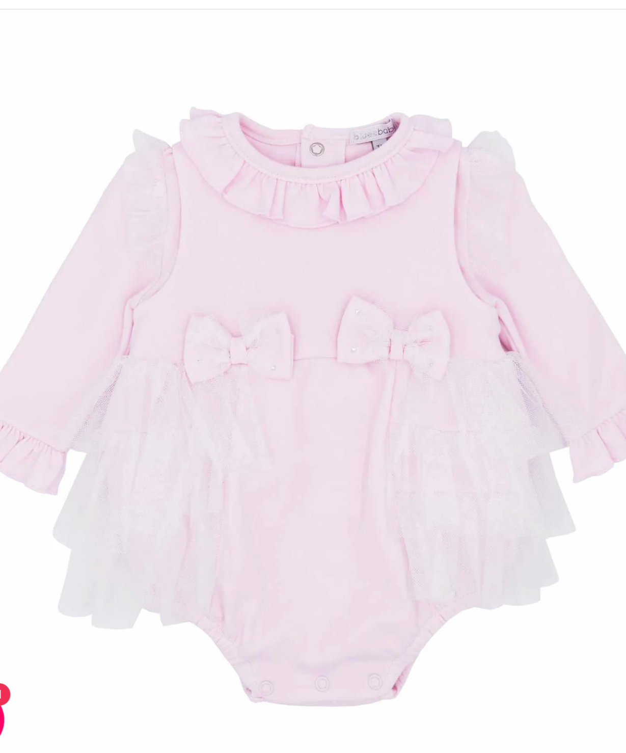 Blues baby pink romper.    08231785