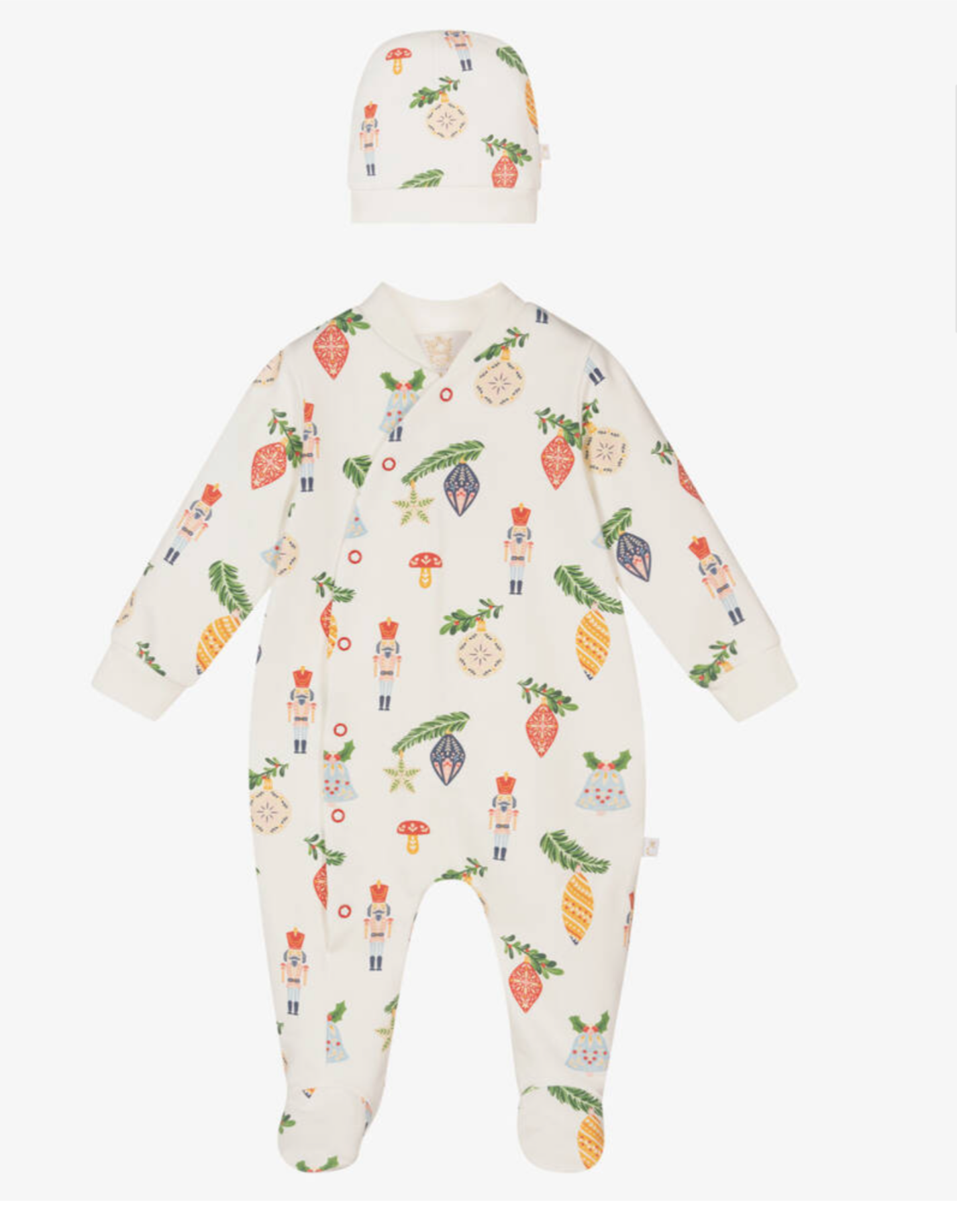 Caramelo kids ivory nutcracker babygro.     08231815