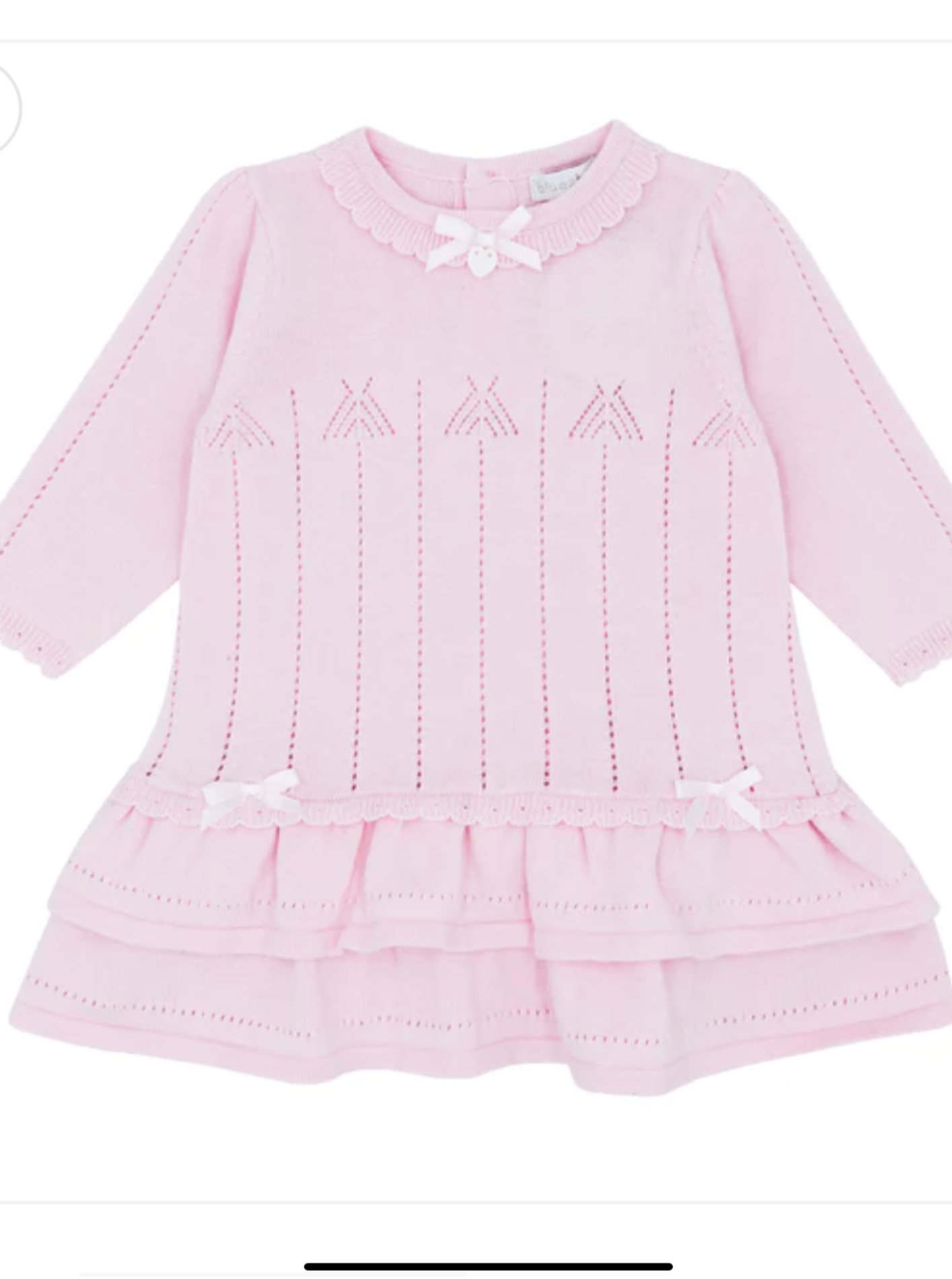 Blues baby pointelle dress 09231842