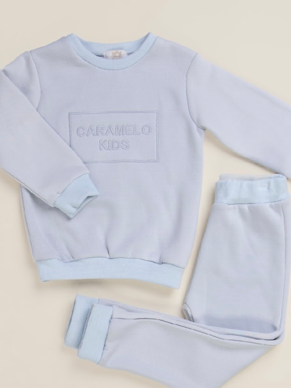 Caramelo kids blue leisure suit 08231812