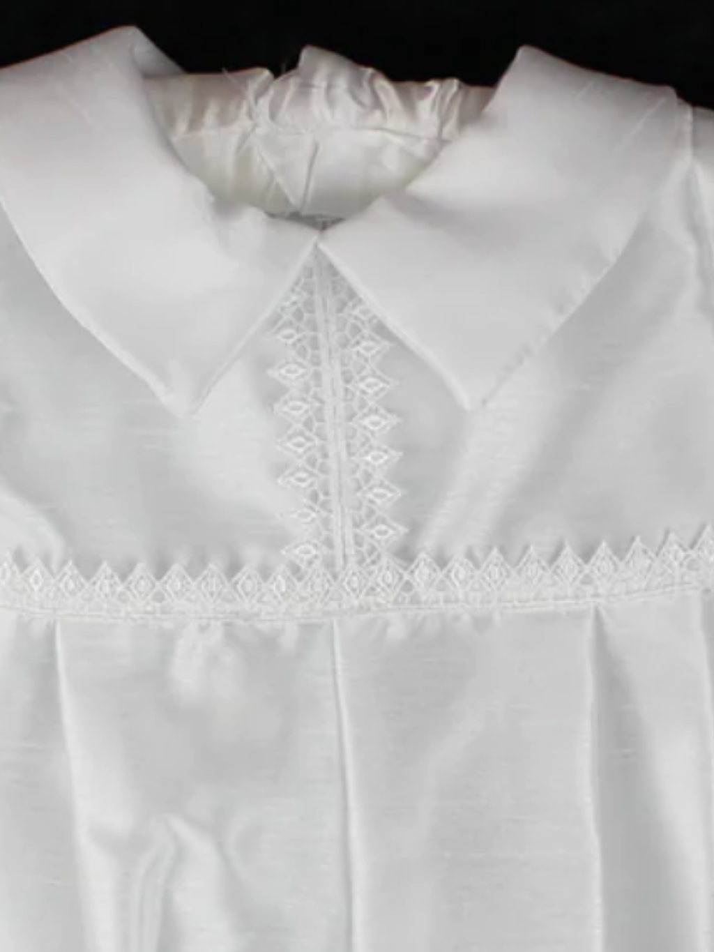 Tara lee white christening romper with matching hat 09231865