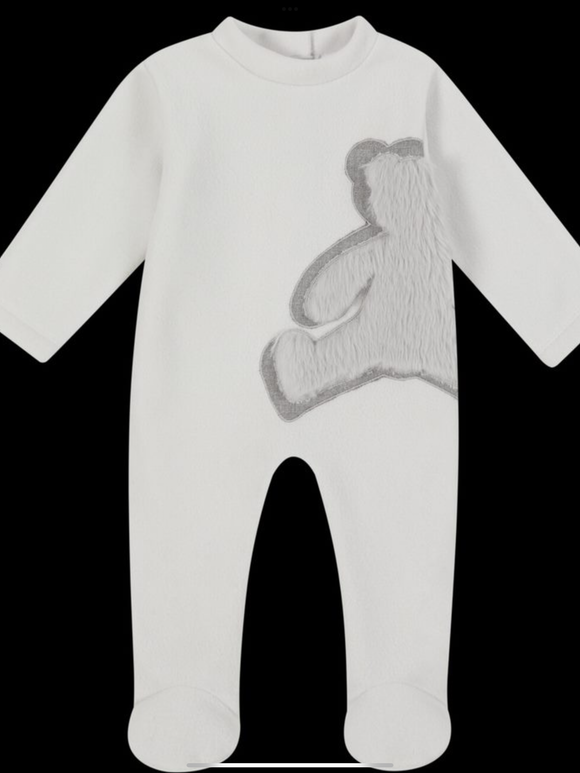 Deolinda soft grey babygro 08231827