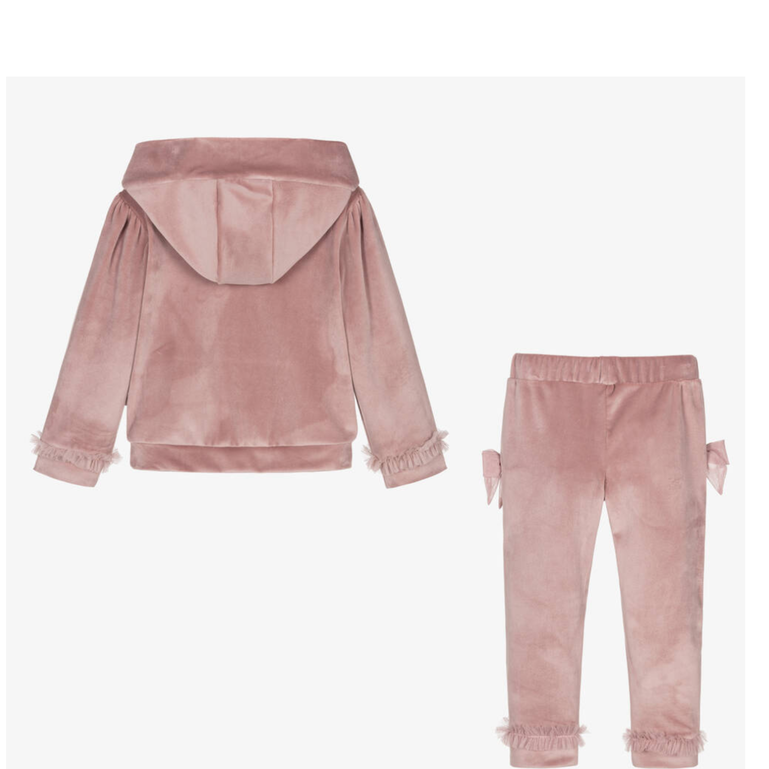 Caramelo kids velour tracksuit 1024632 PinkyBlu Baby