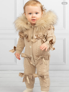 Caramelo kids beige snowsuit 1024635