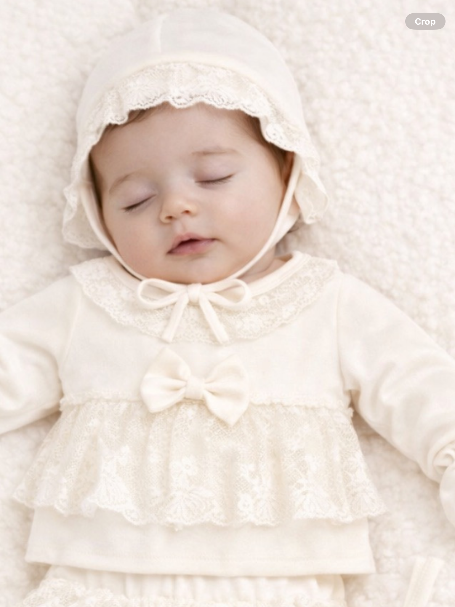 Pre order Caramelo Baby Girls 5 Piece Set Ivory 0226573