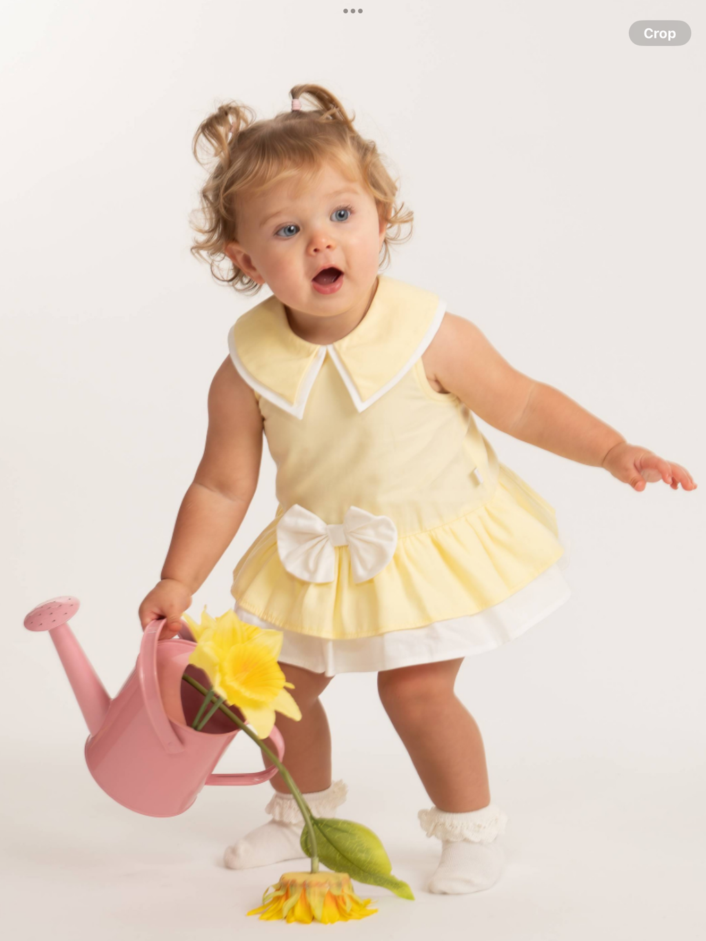 Pre order Caramelo Baby Girls Lemon Woven Sailor Dress & Jampant  0226582