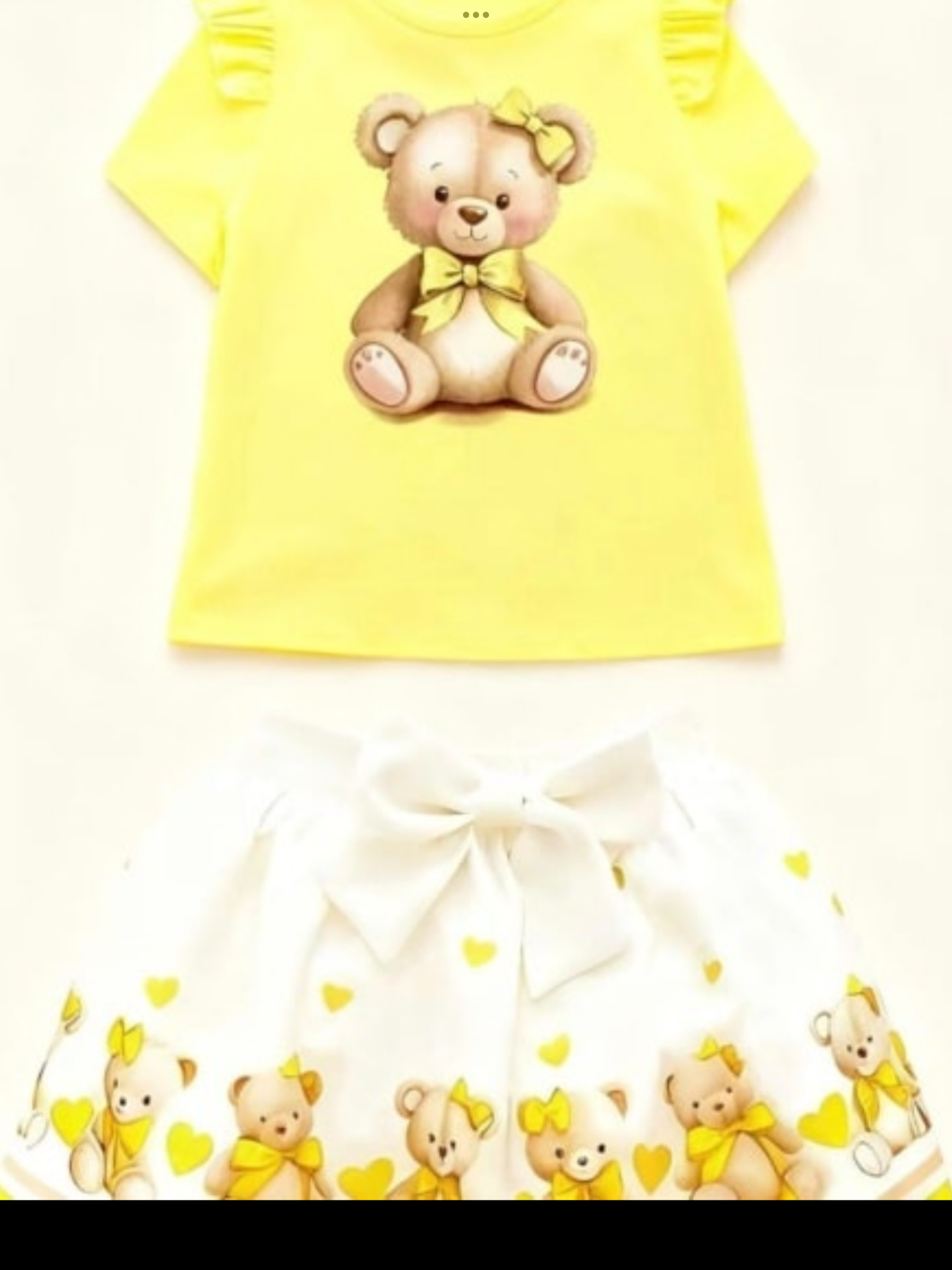 Diamond stone lemon skirt set 0226599