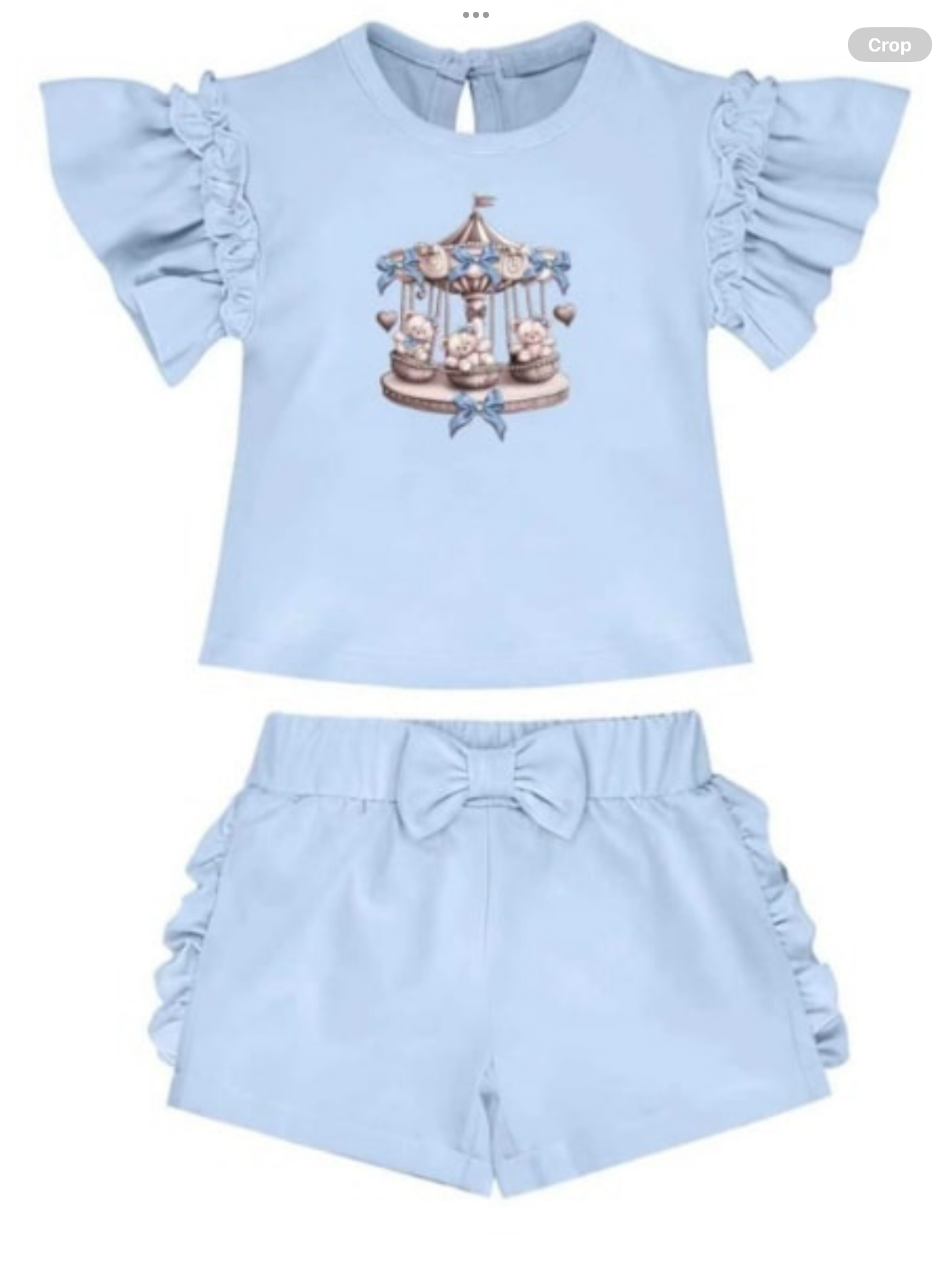 Georgio bambini blue shorts set 0226606