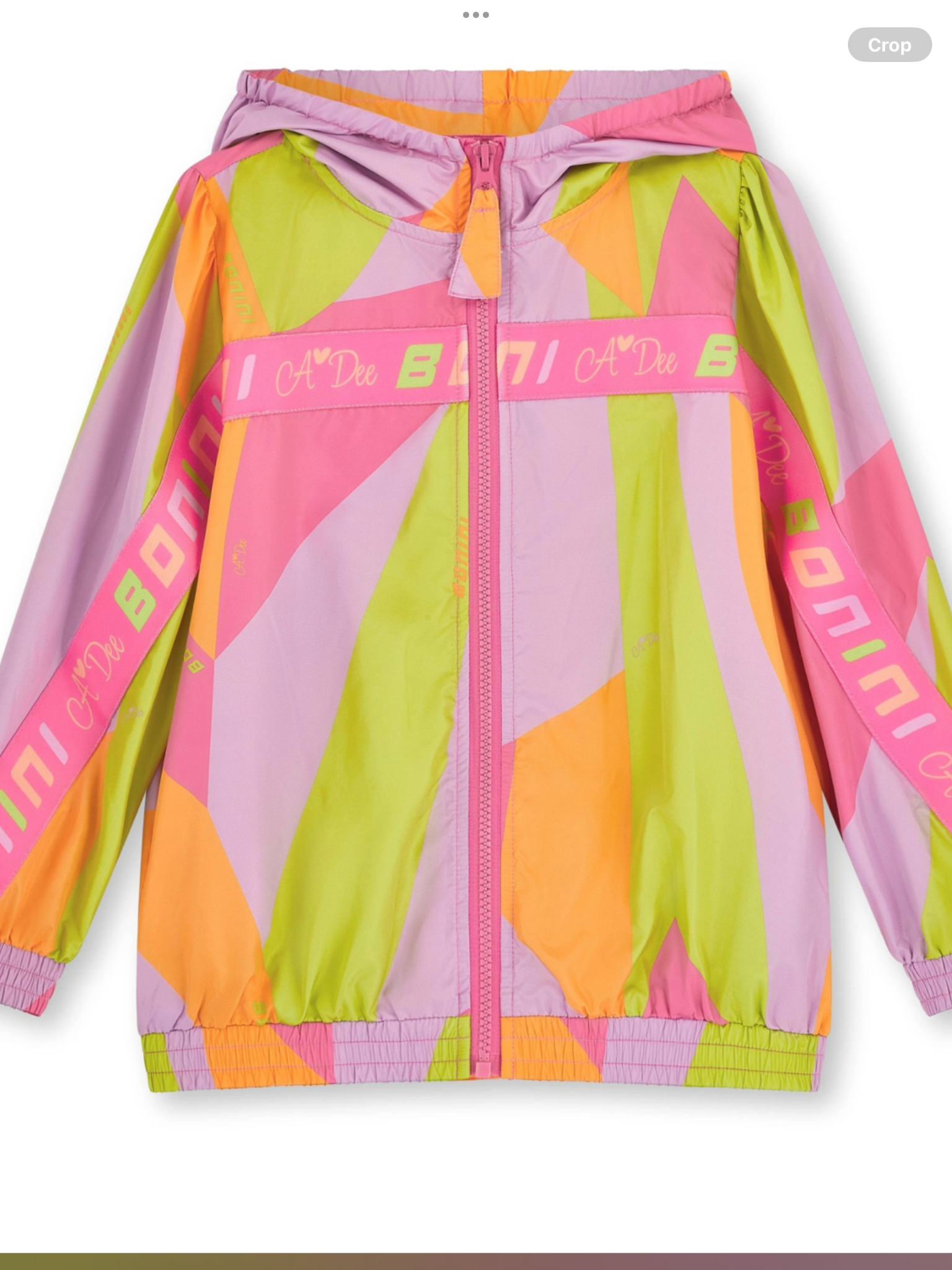 Bonini by A* Dee Future Sport Jacket With Tape Detail - Hot Pink  0226612