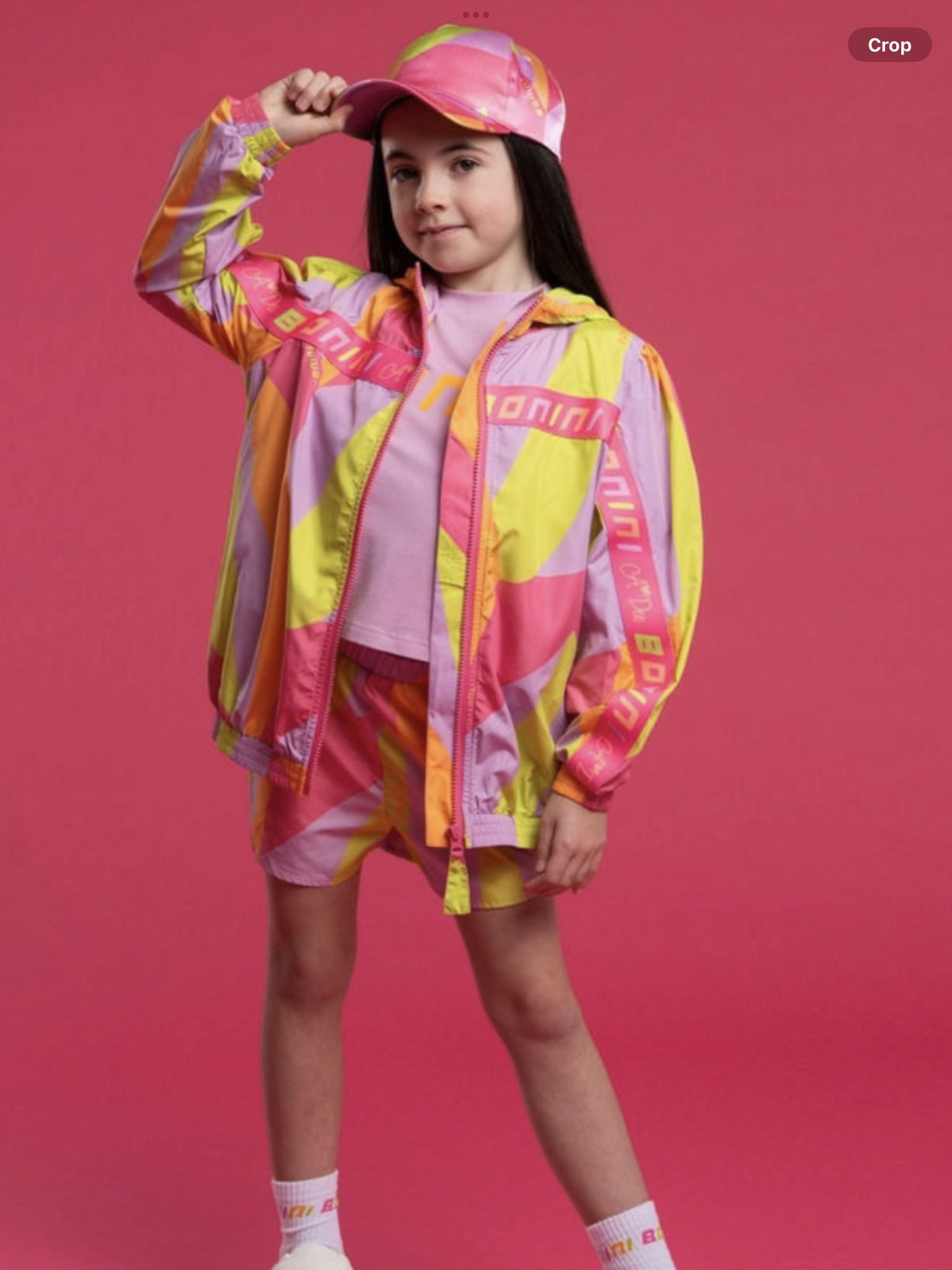 Bonini by A* Dee Future Sport Jacket With Tape Detail - Hot Pink  0226612