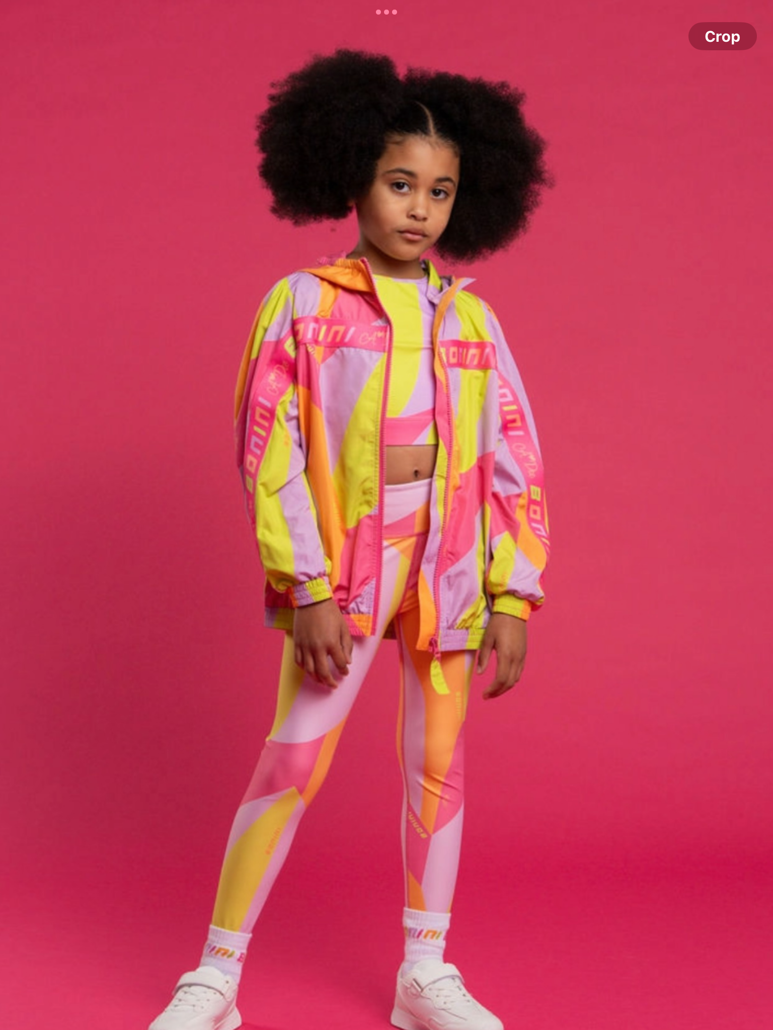 Bonini by A* Dee Future Sport Jacket With Tape Detail - Hot Pink  0226612