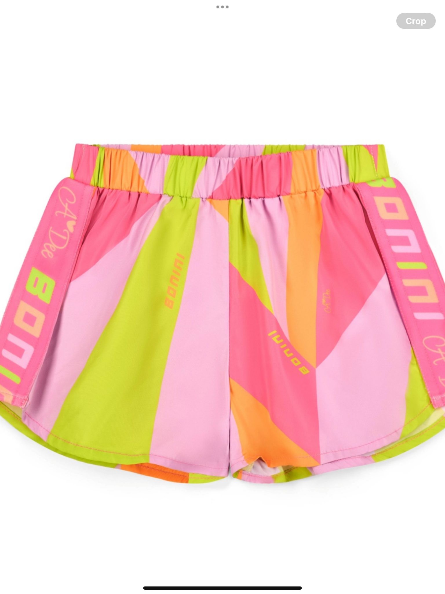 Bonini by A* Dee Spark Sport Shorts With Tape Detail - Hot Pink   0226613
