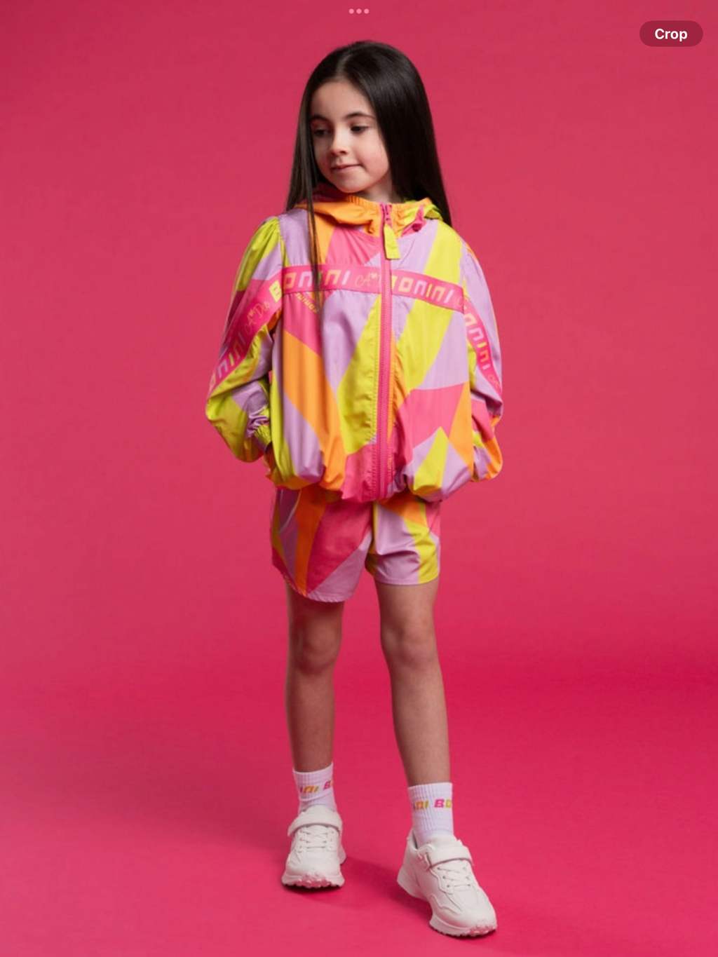 Bonini by A* Dee Spark Sport Shorts With Tape Detail - Hot Pink   0226613