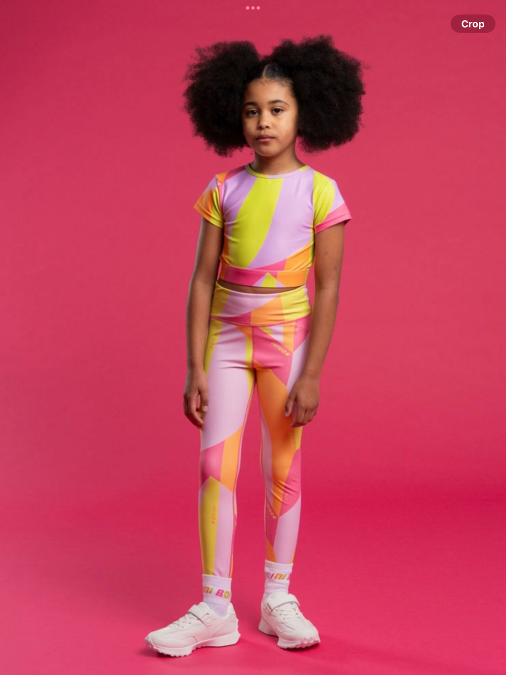 Bonini by A* Dee Sprint AOP Sport Leggings - Hot Pink  0226614