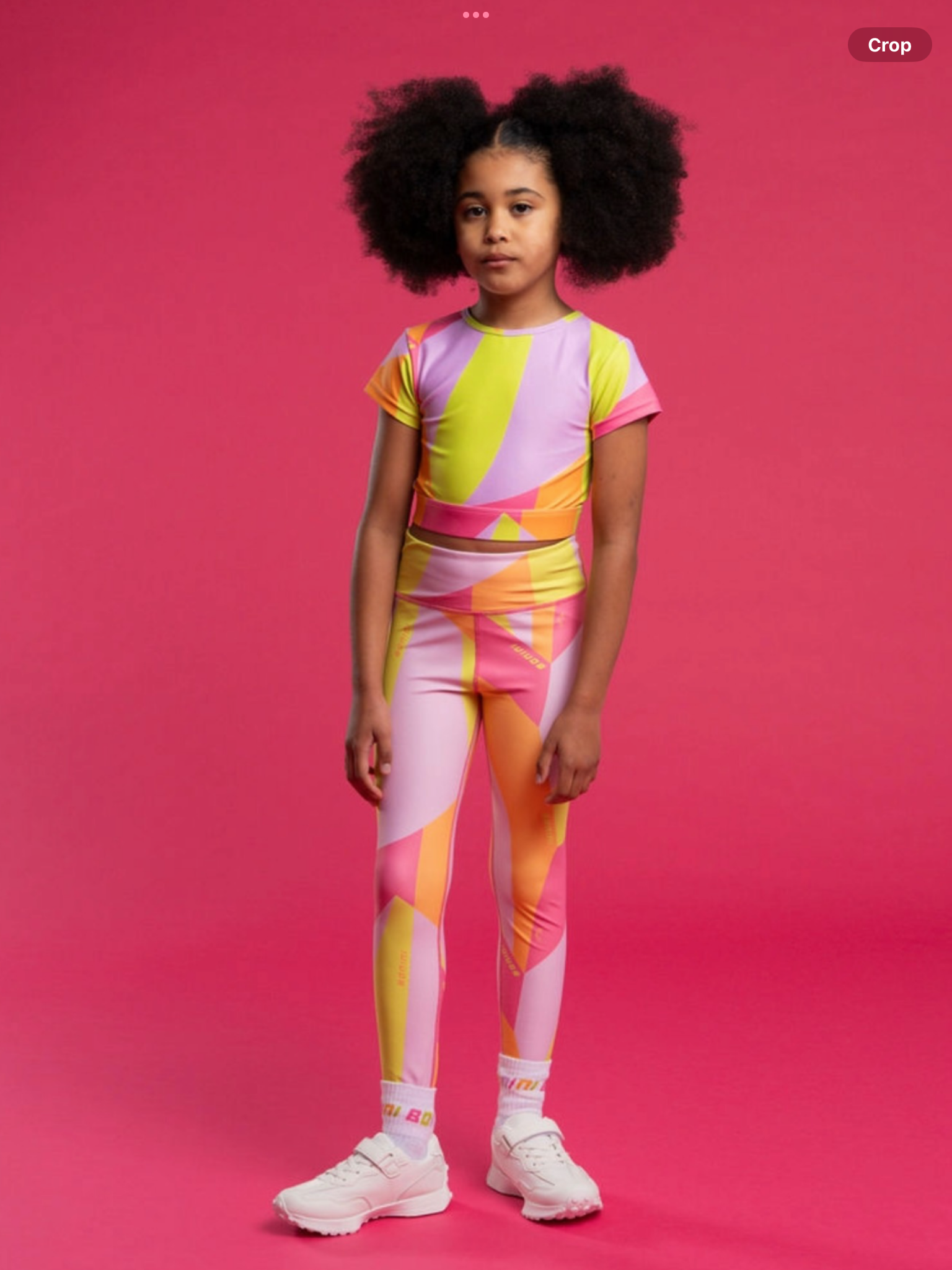 Bonini by A* Dee Sprint AOP Sport Leggings - Hot Pink  0226614