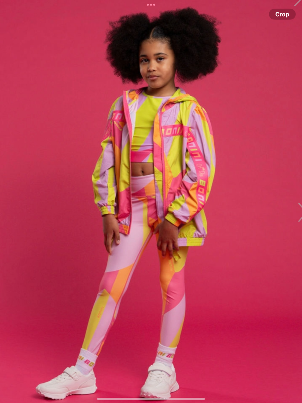 Bonini by A* Dee Sprint AOP Sport Leggings - Hot Pink  0226614