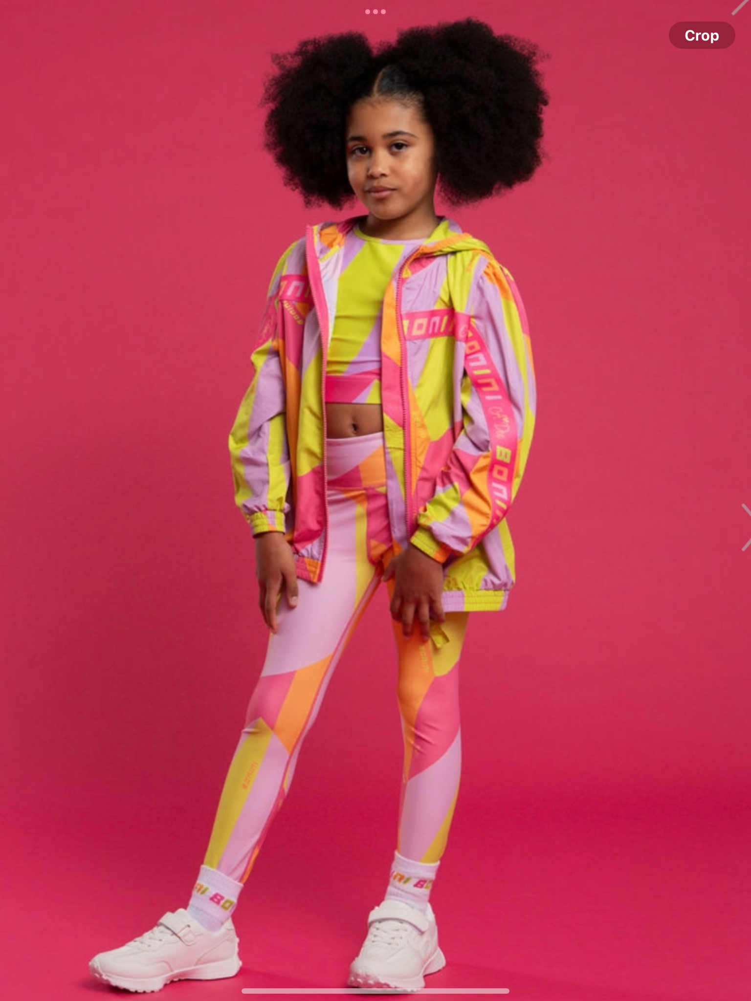 Bonini by A* Dee Sprint AOP Sport Leggings - Hot Pink  0226614