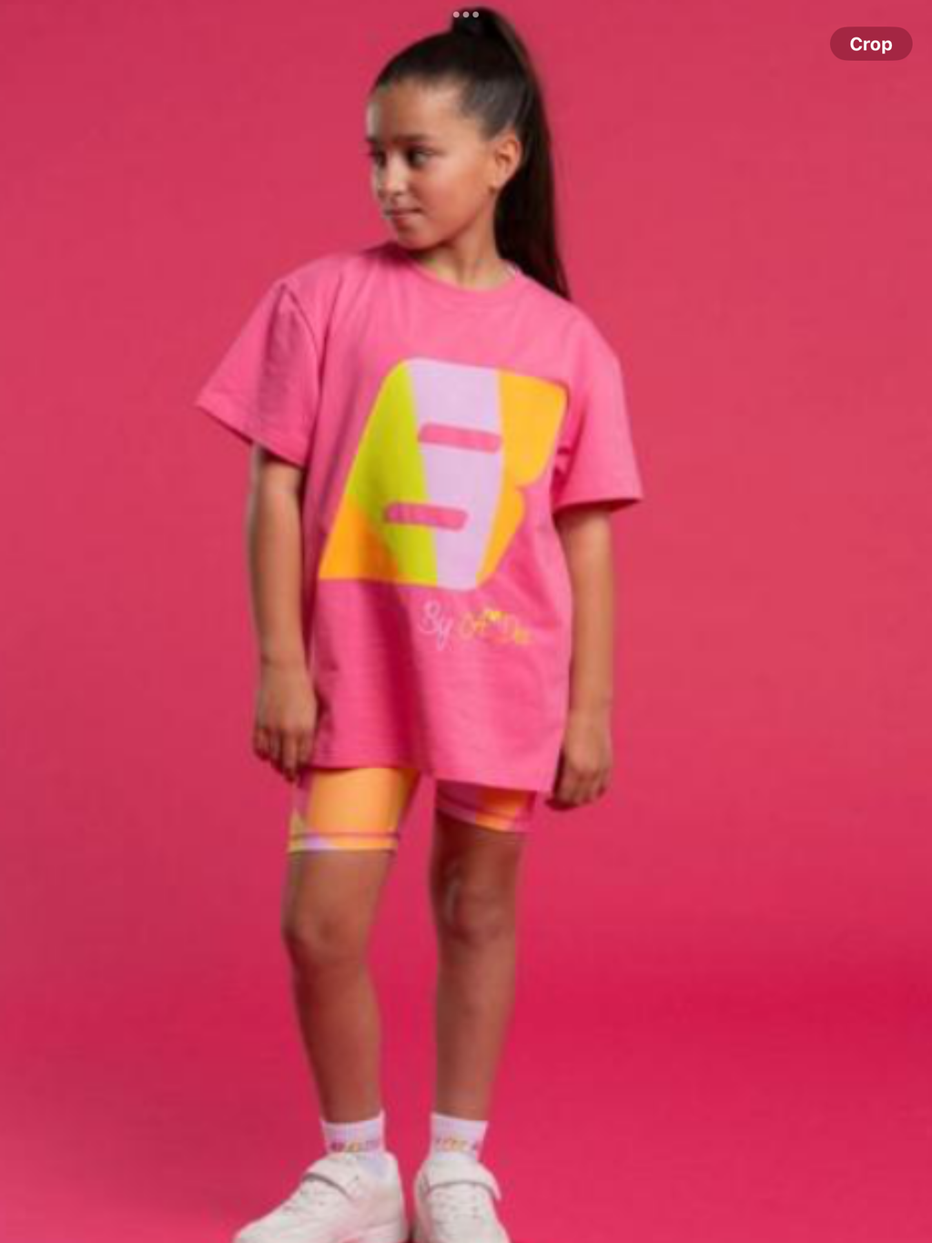 Bonini by A* Dee Dynamic Oversized Logo T-Shirt - Hot Pink  0226619