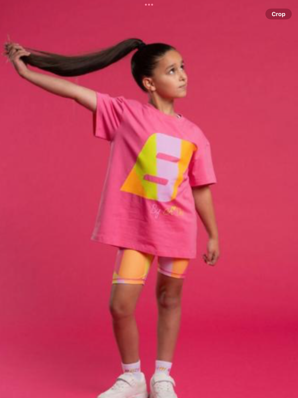 Bonini by A* Dee Dynamic Oversized Logo T-Shirt - Hot Pink  0226619