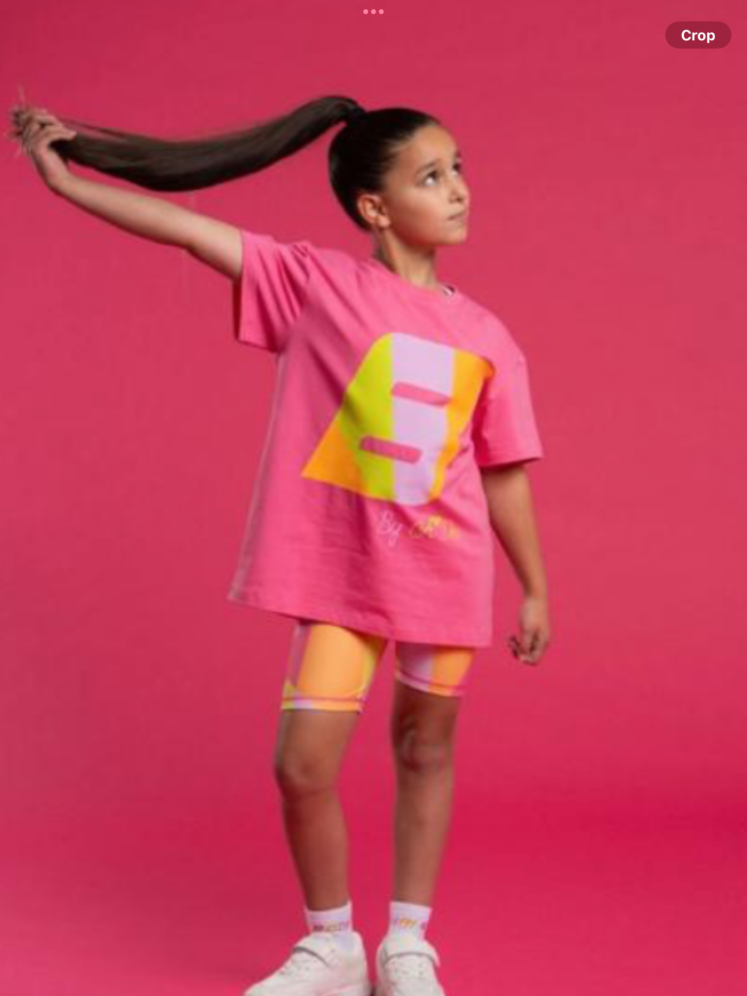 Bonini by A* Dee Dynamic Oversized Logo T-Shirt - Hot Pink  0226619
