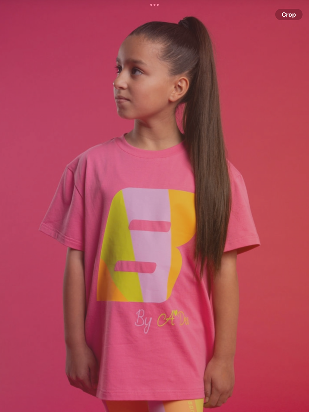 Bonini by A* Dee Dynamic Oversized Logo T-Shirt - Hot Pink  0226619
