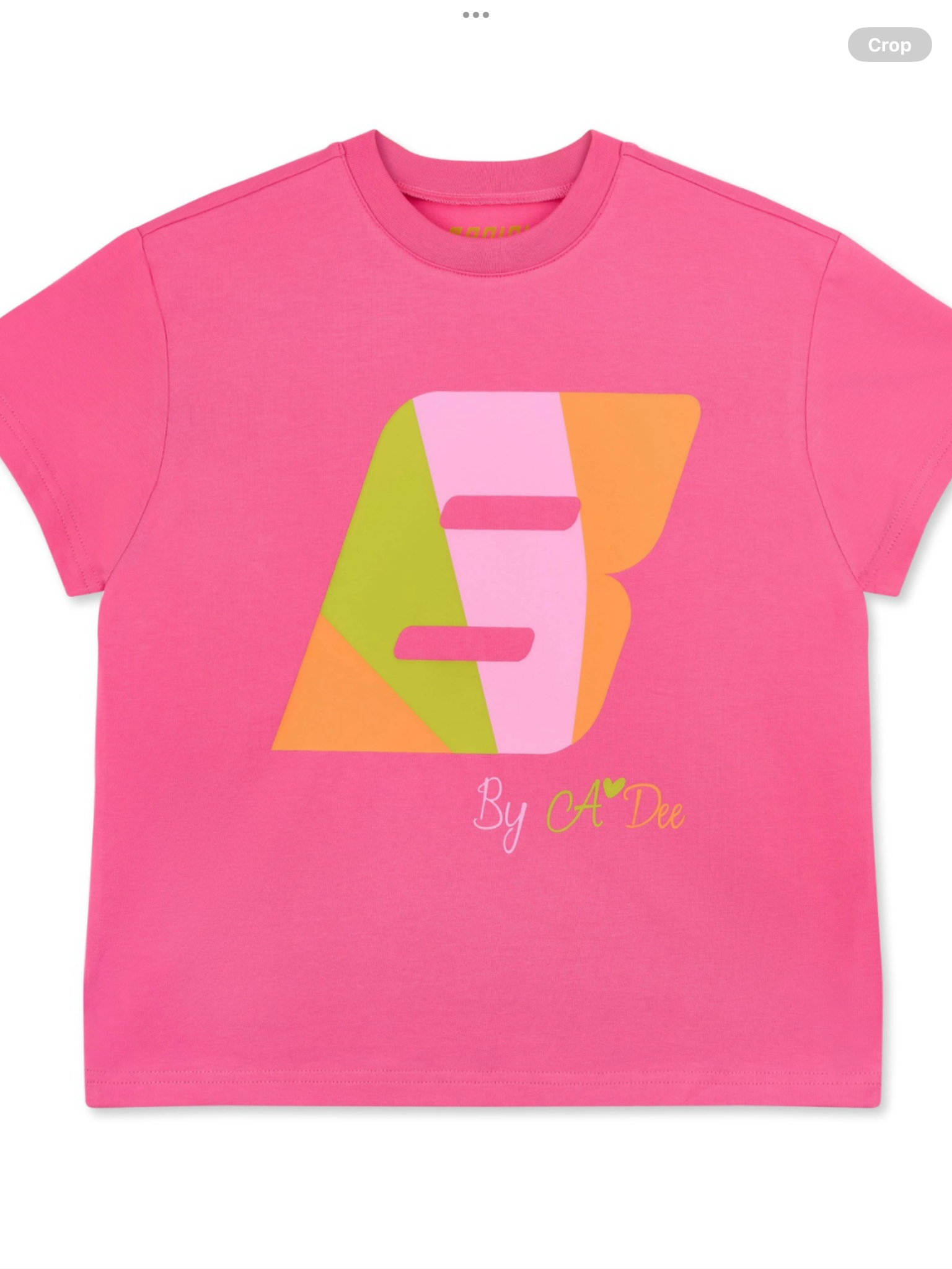 Bonini by A* Dee Dynamic Oversized Logo T-Shirt - Hot Pink  0226619