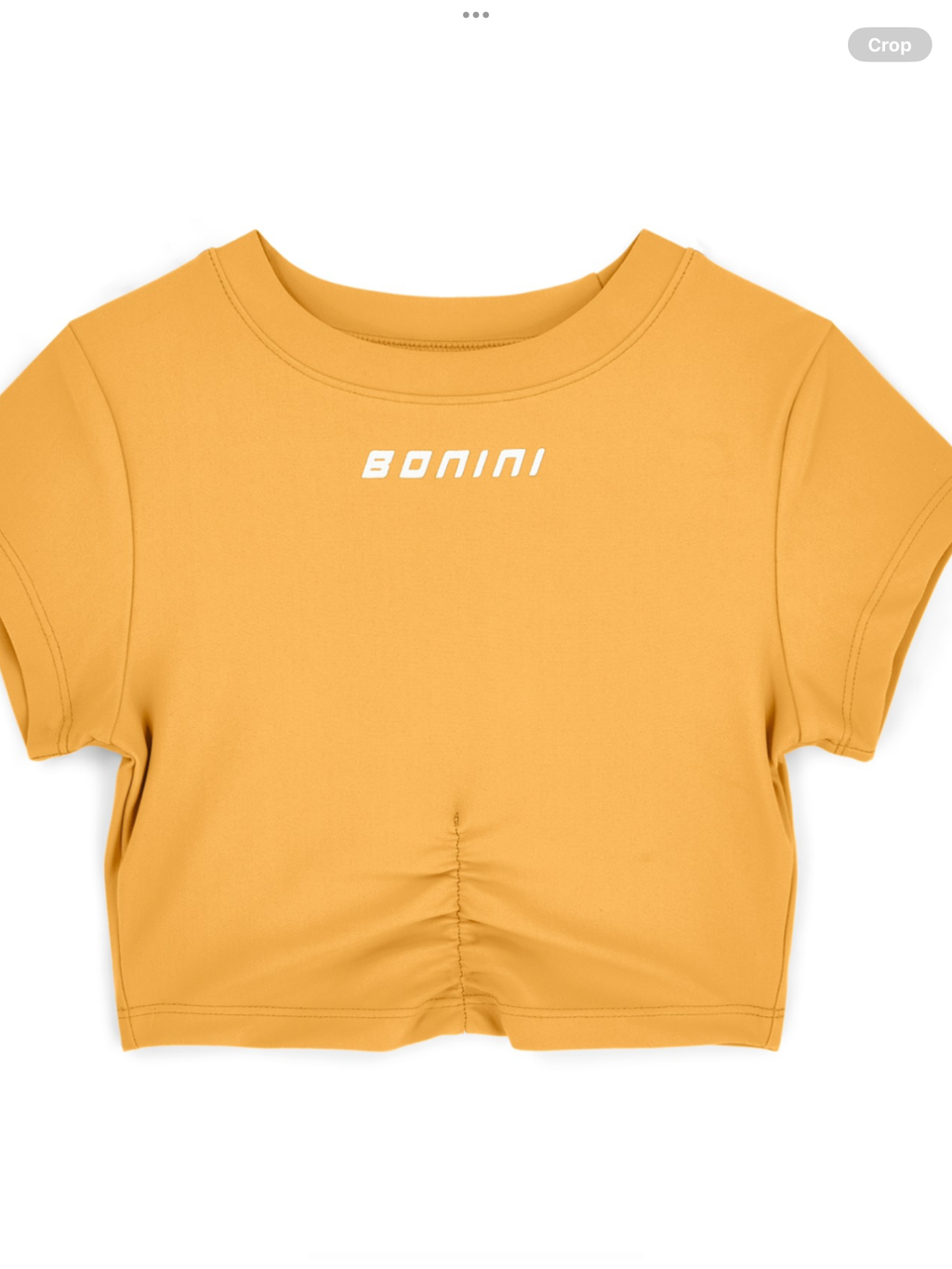Bonini by A* Dee Aspire Short Sleeve Ruched Top - Florida Orange  0226621