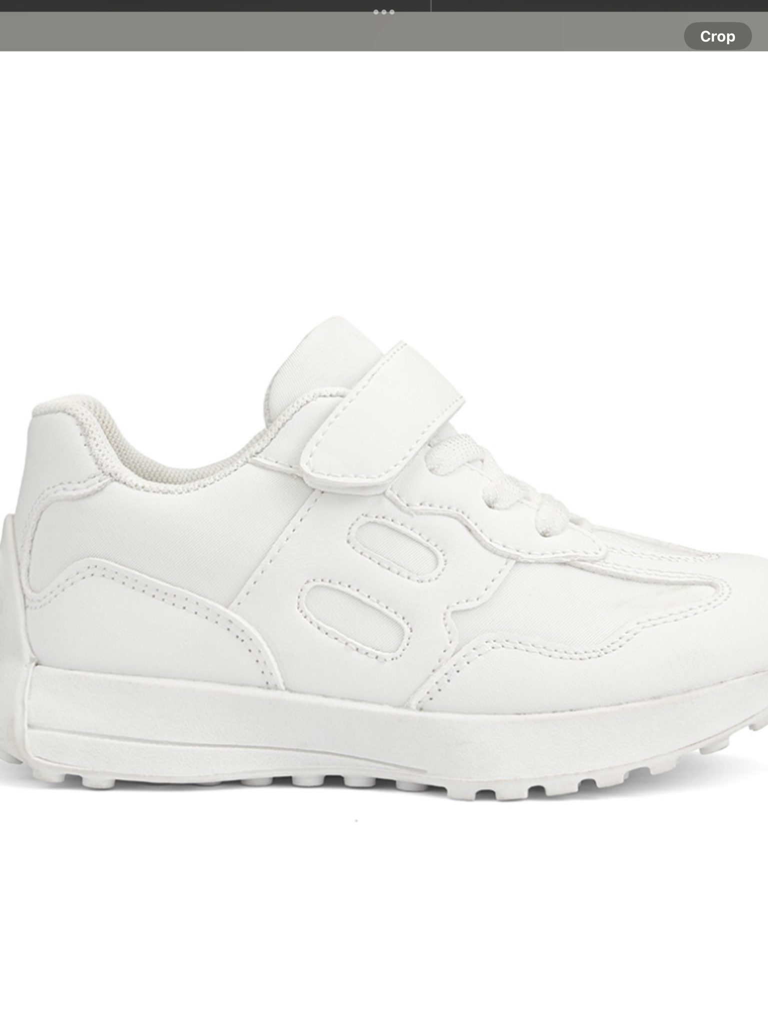 Bonini by A* Dee Large B Logo Sports Trainer - Bright White   0226626