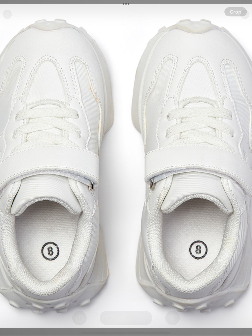 Bonini by A* Dee Large B Logo Sports Trainer - Bright White   0226626