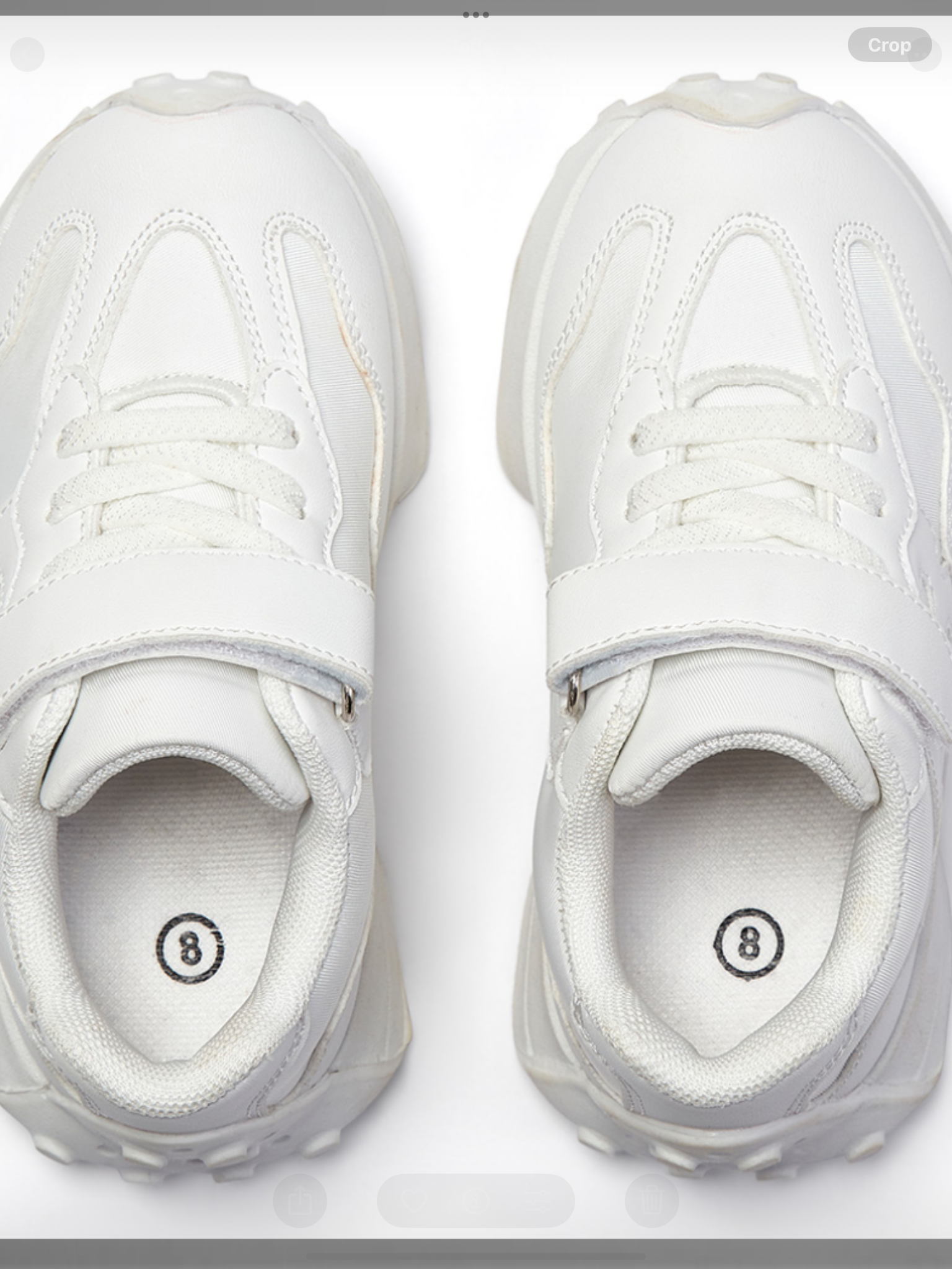 Bonini by A* Dee Large B Logo Sports Trainer - Bright White   0226626