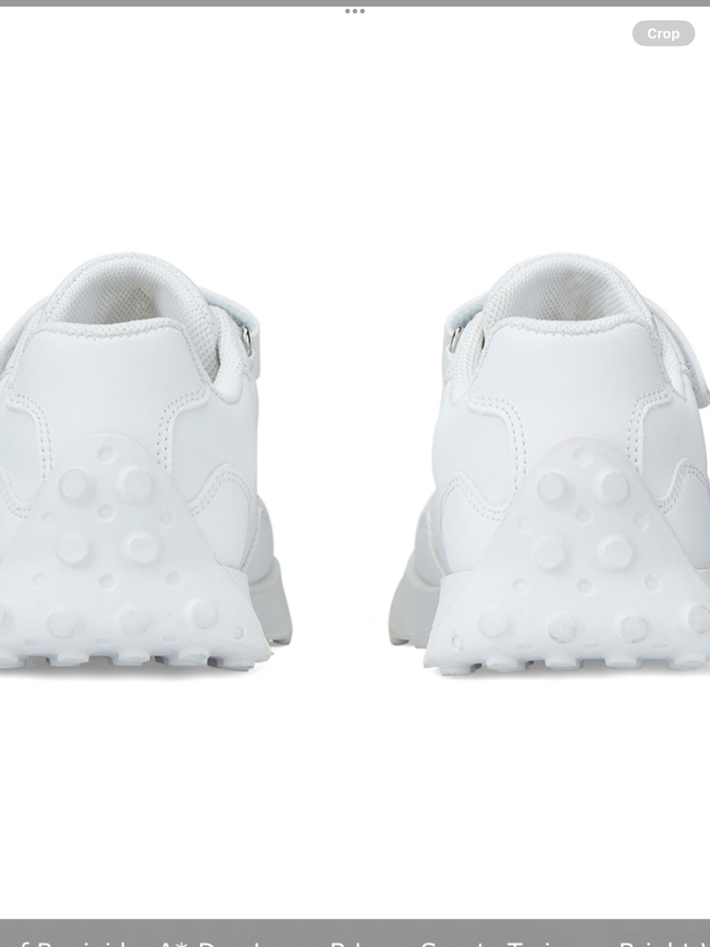 Bonini by A* Dee Large B Logo Sports Trainer - Bright White   0226626