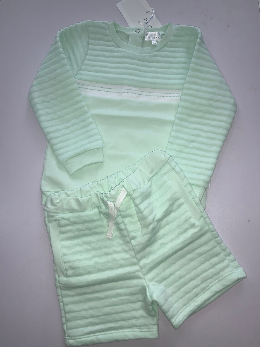Pastels&co mint shorts set 0326674