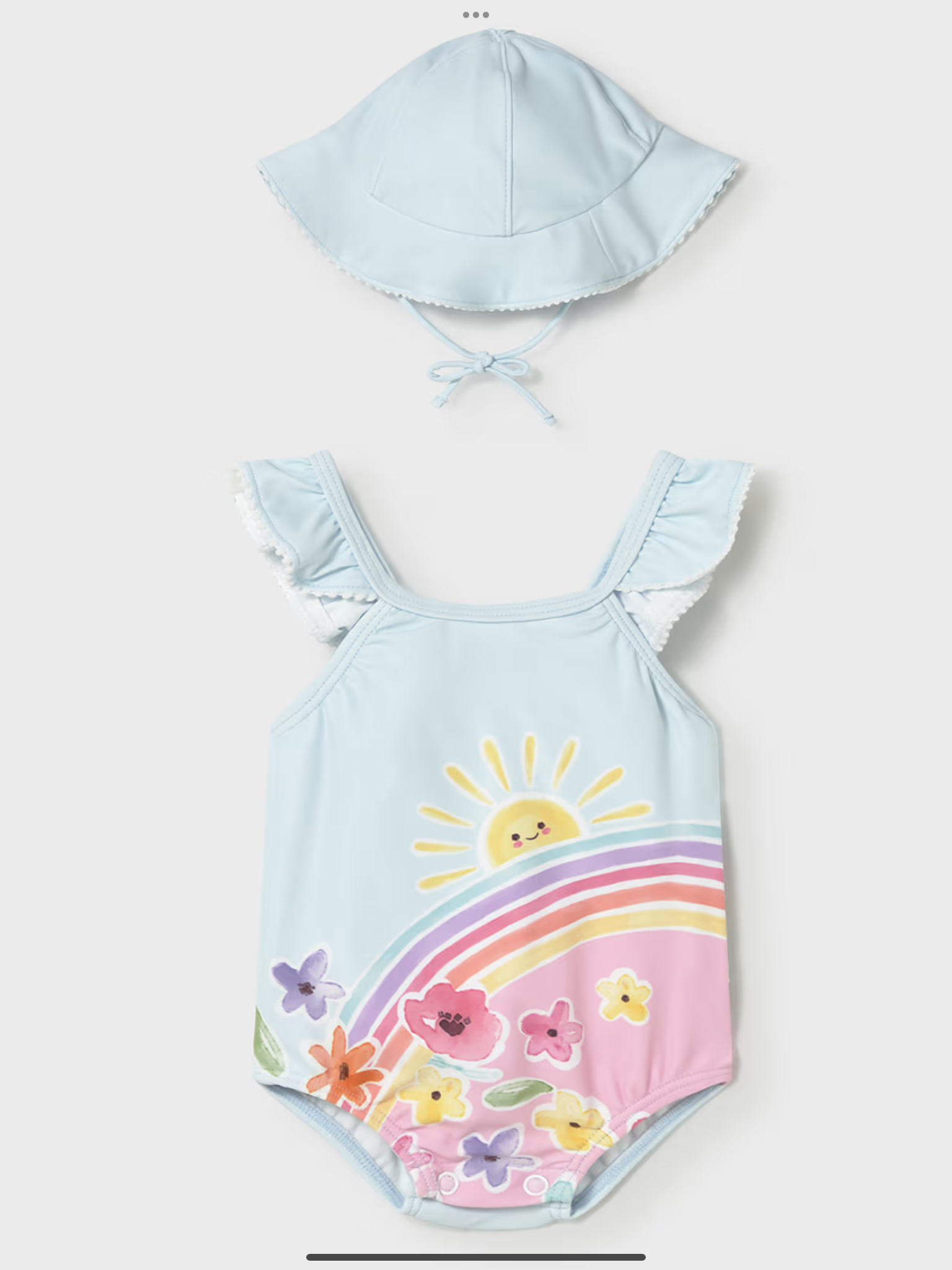 Mayoral swimwear and hat 0326701