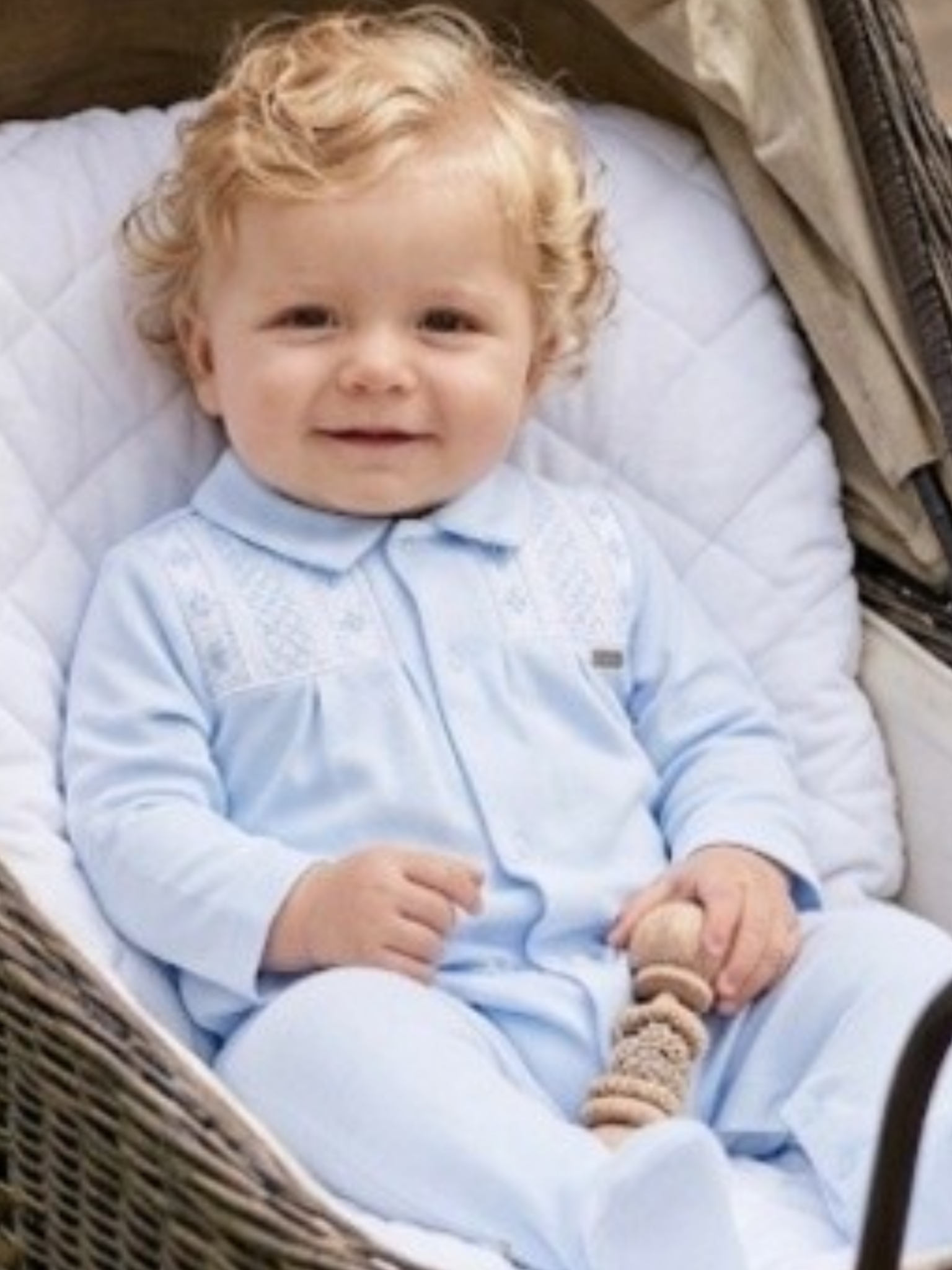 Blues baby pale blue babygro 0426722