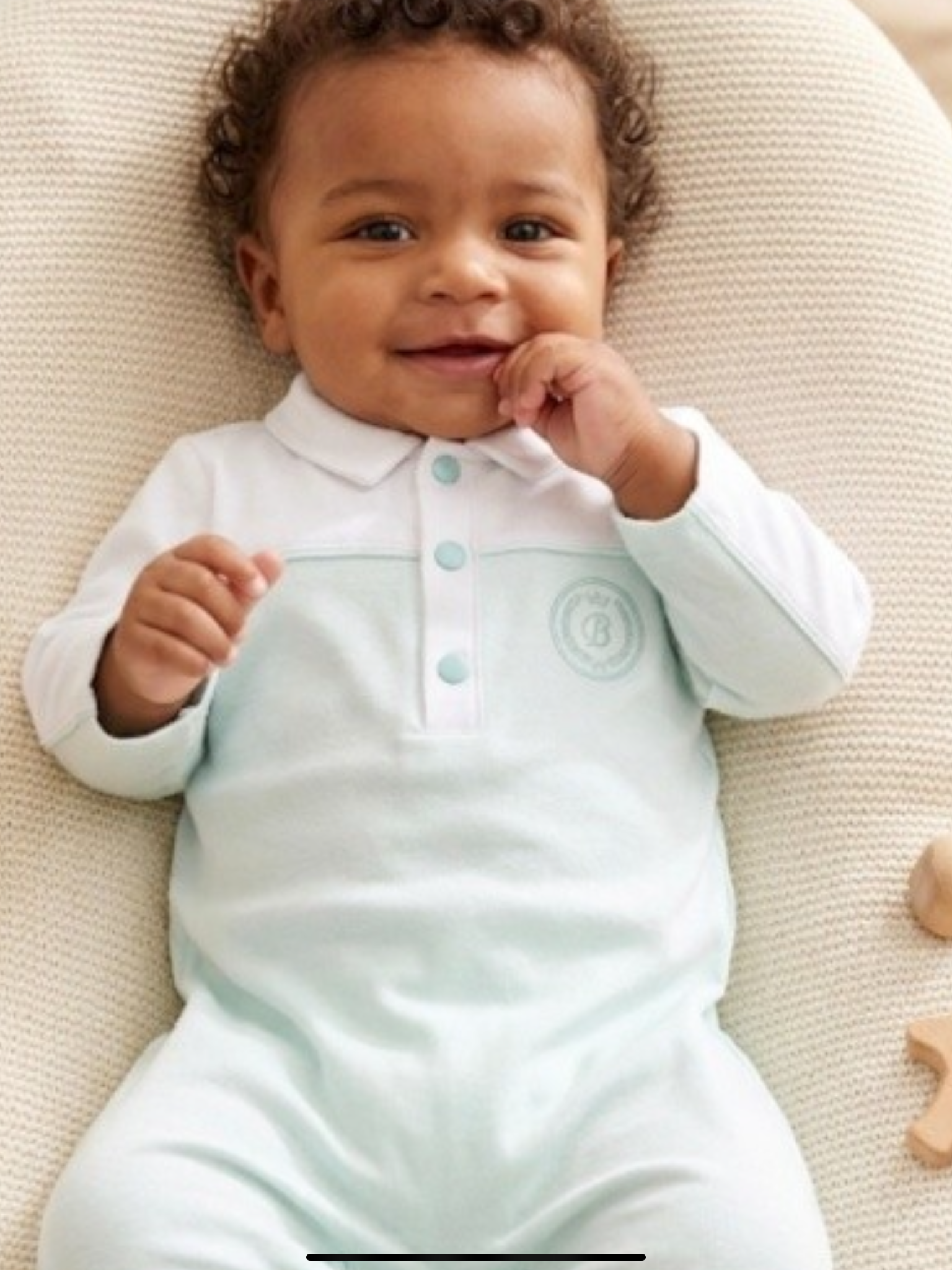 Blues baby mint babygro 0426726