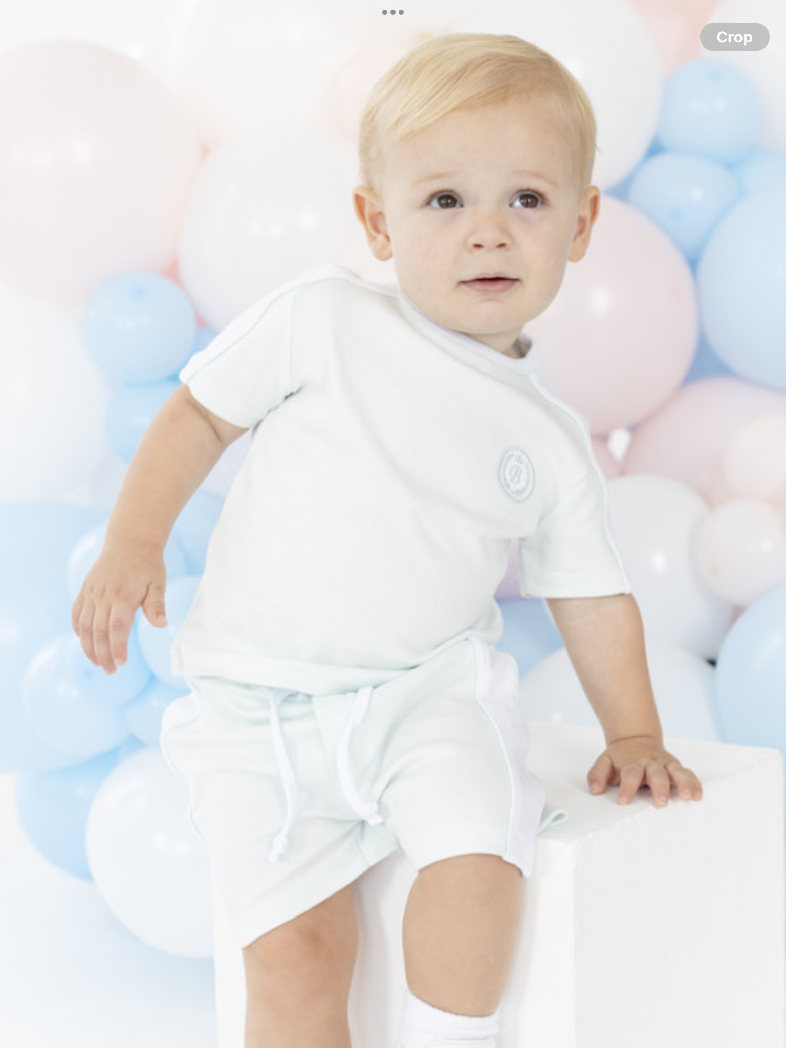 Blues baby shorts set 0426727