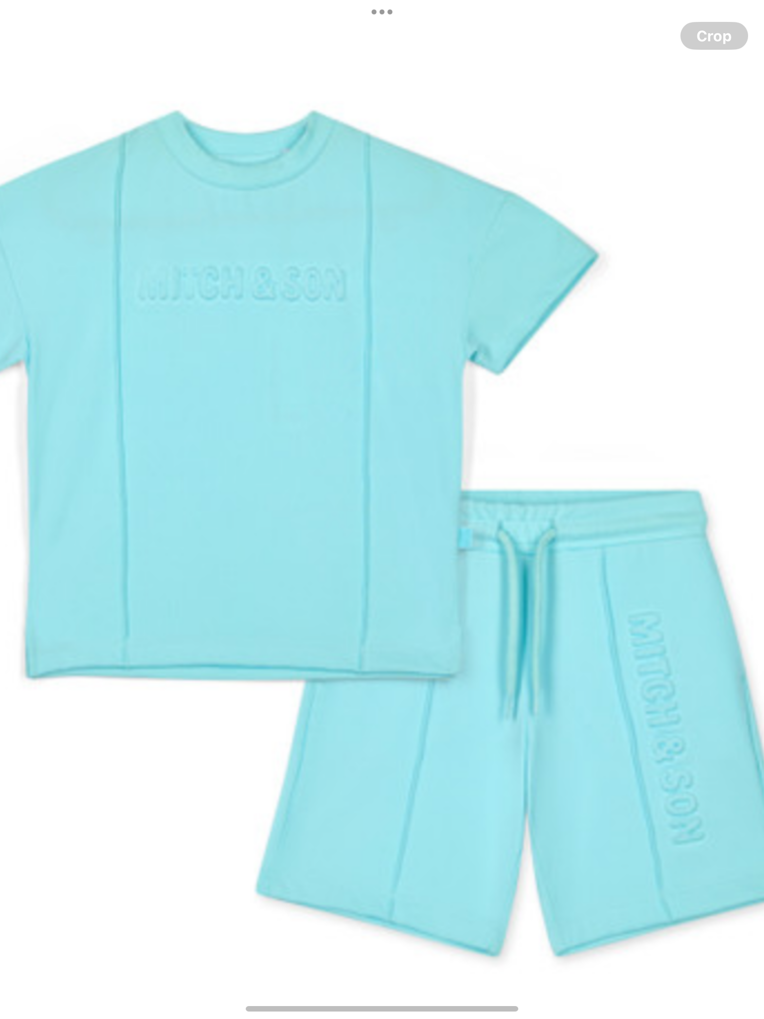 Mitch&son harper turquoise shorts set 012533