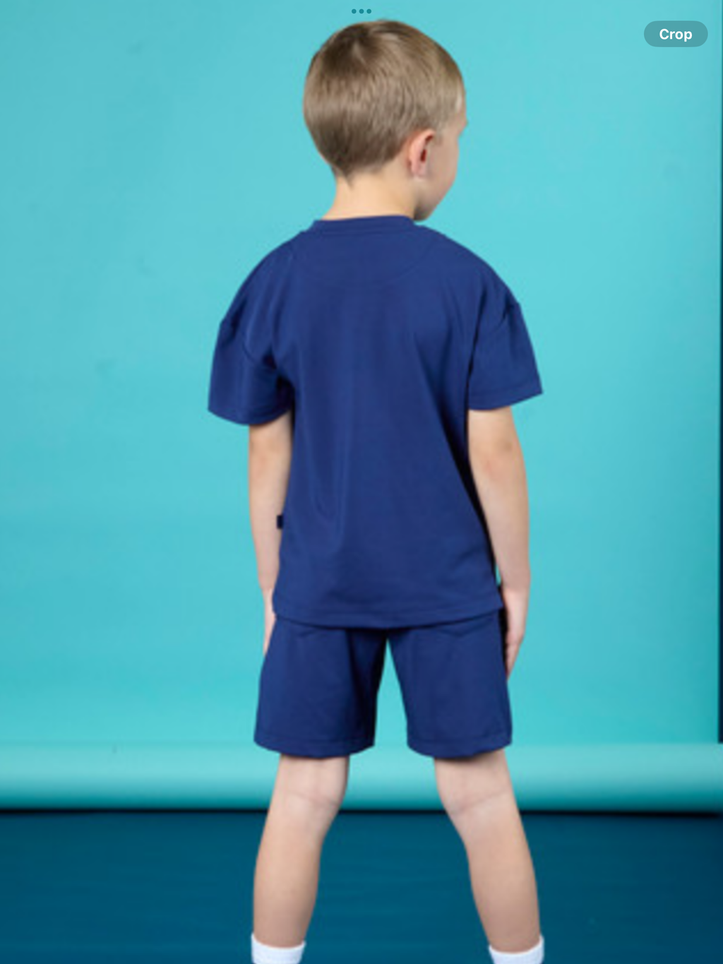 Mitch&son harper blue navy shorts set 012534