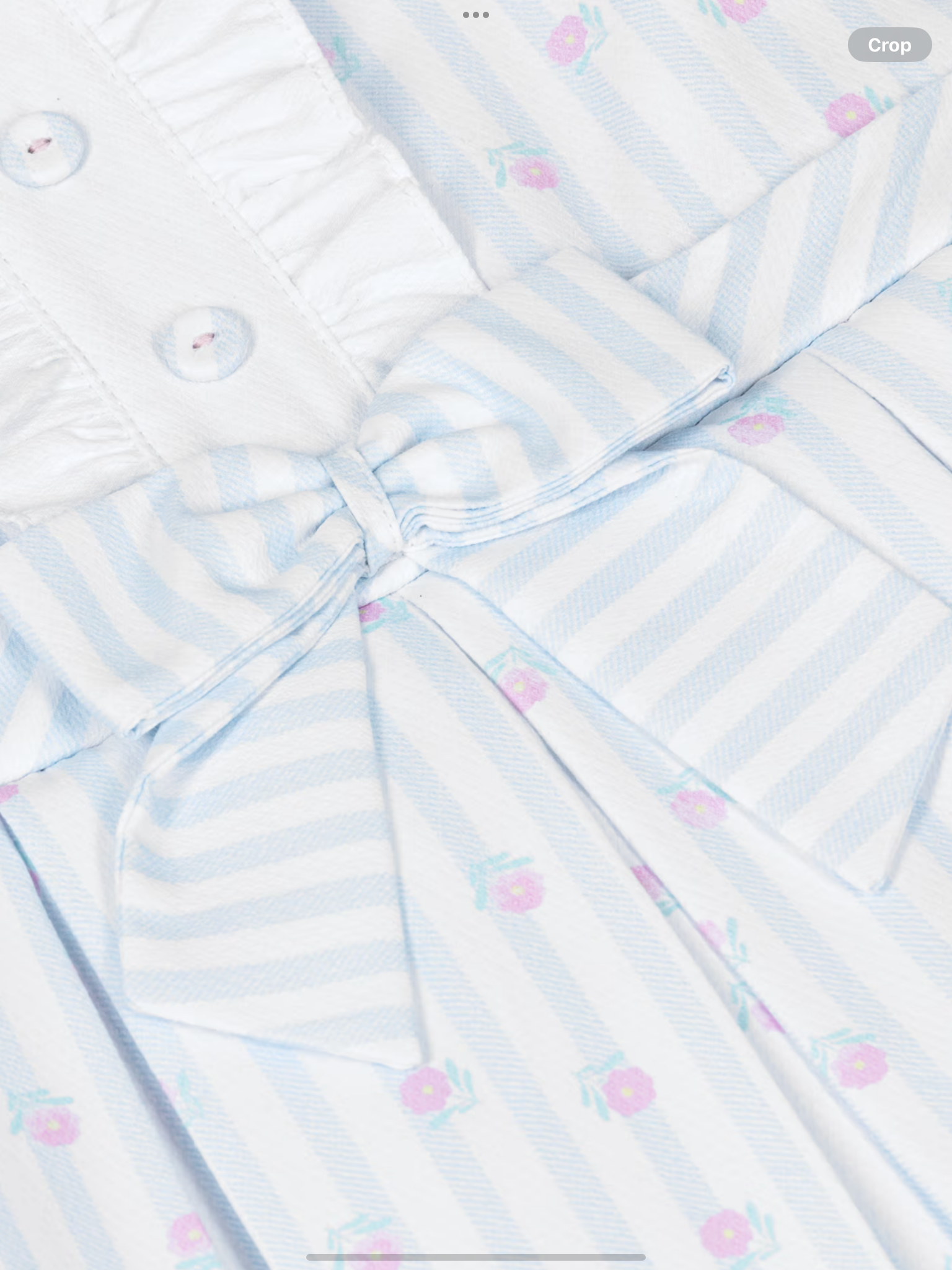 Pretty originals girls blue and white stripped cotton dress 0426731