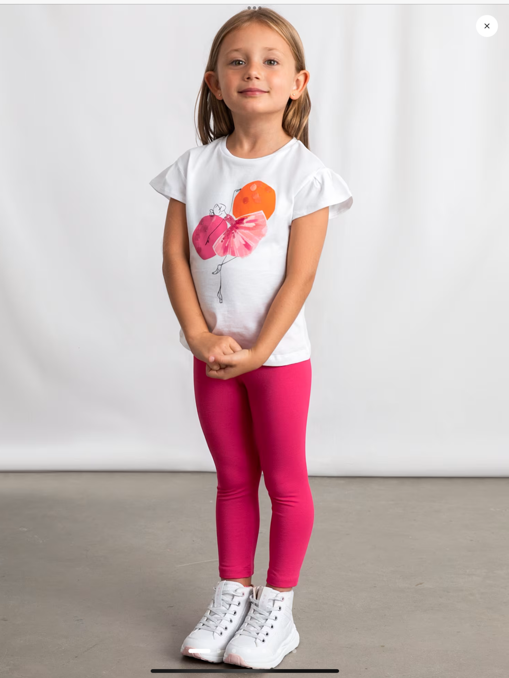 Mayoral Girls' leggings and T-shirt set 0426736