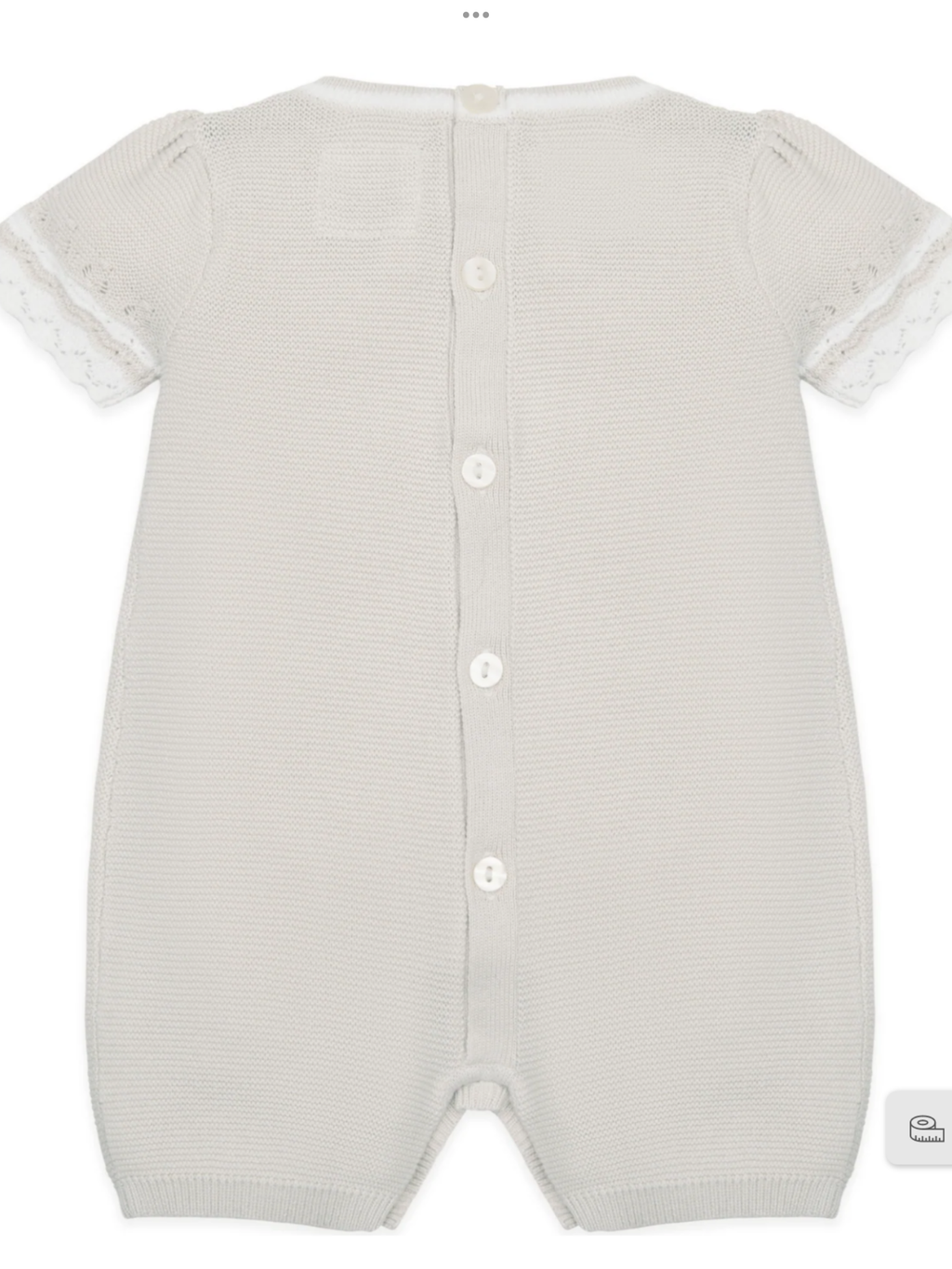 Emile et Rose Josie Stone Girls Pretty Knit Romper 012557