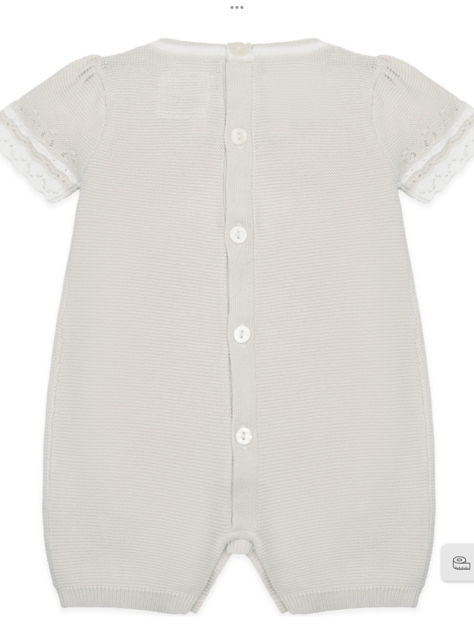 Emile et Rose Josie Stone Girls Pretty Knit Romper 012557