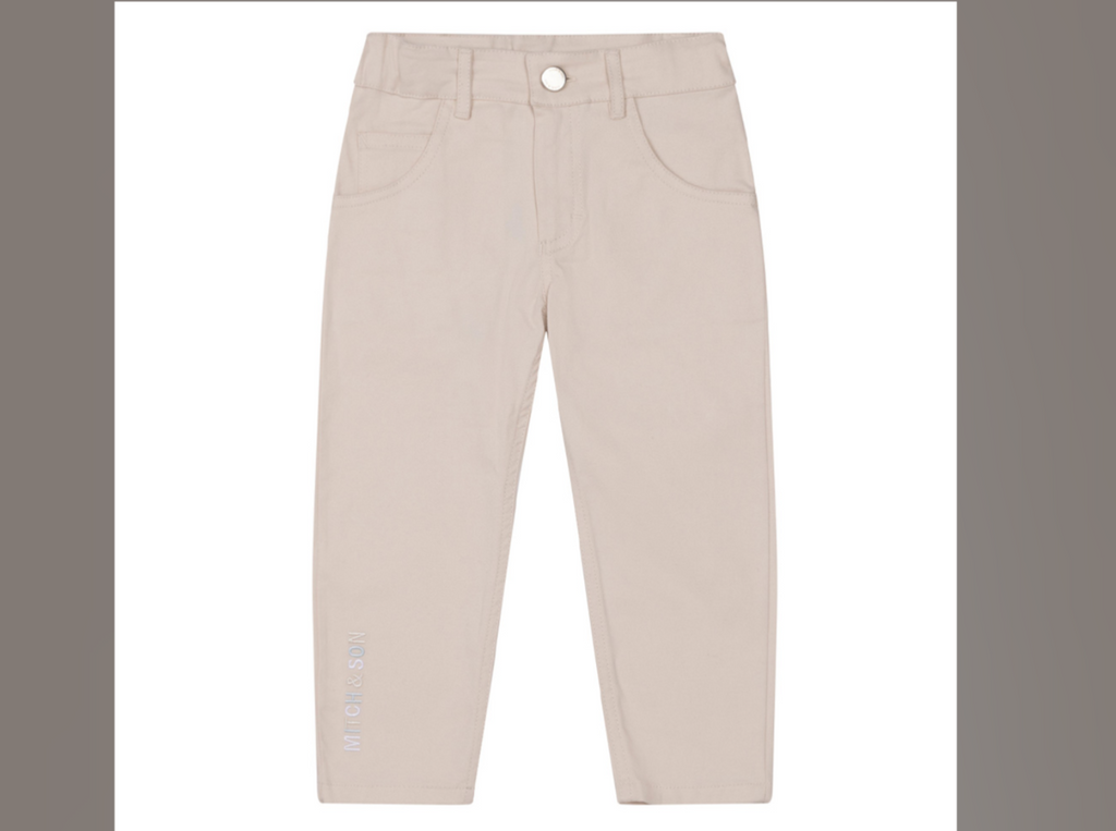 Mitch&son neutral twill trousers. 07242406