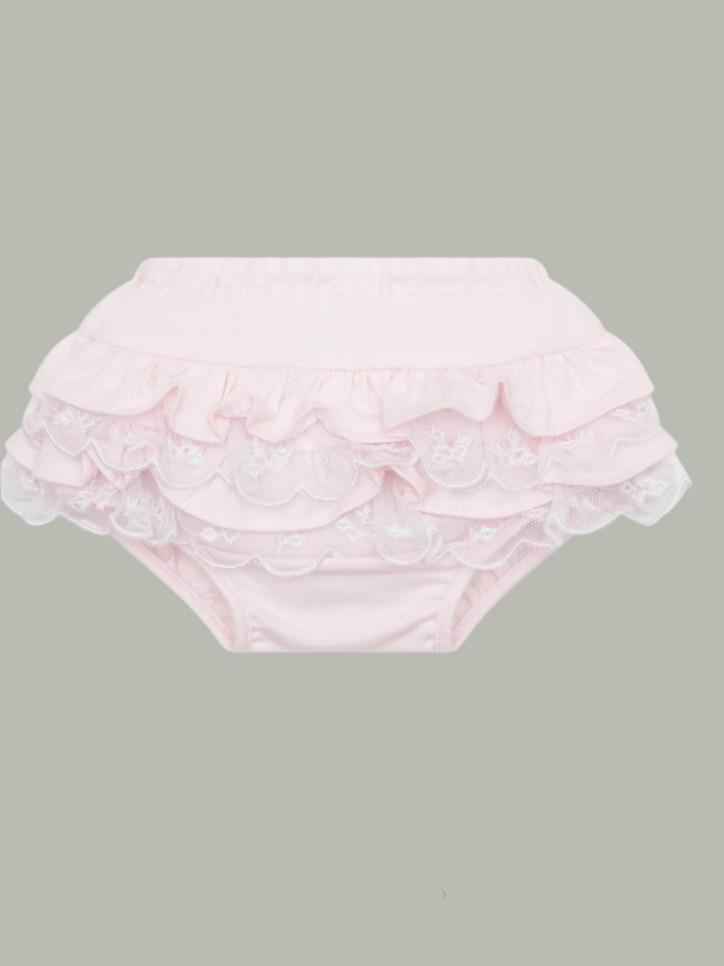 Emile et rose Janais Girls Dress and Frilly Knicker Set 012560