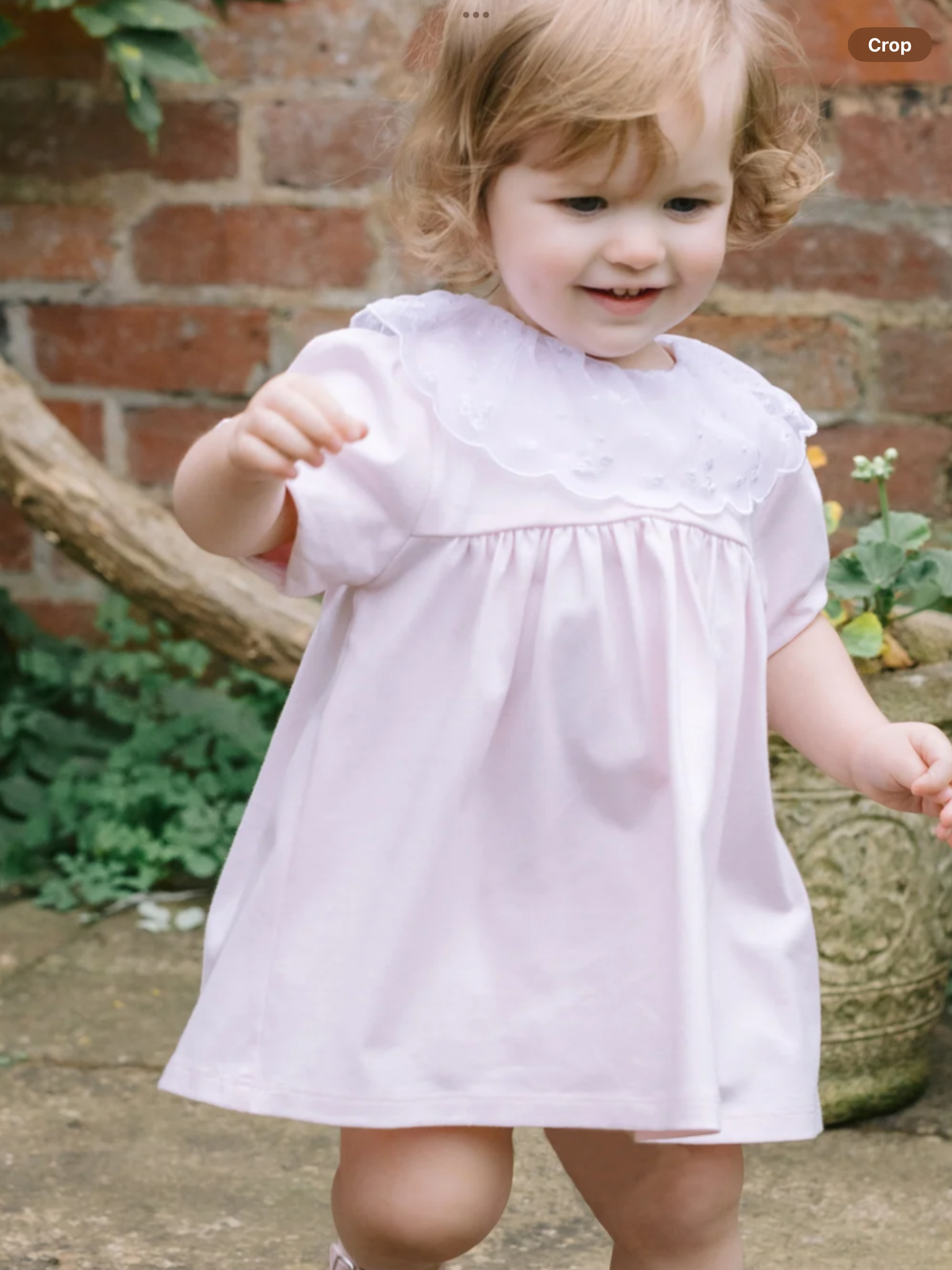 Emile et rose Janais Girls Dress and Frilly Knicker Set 012560