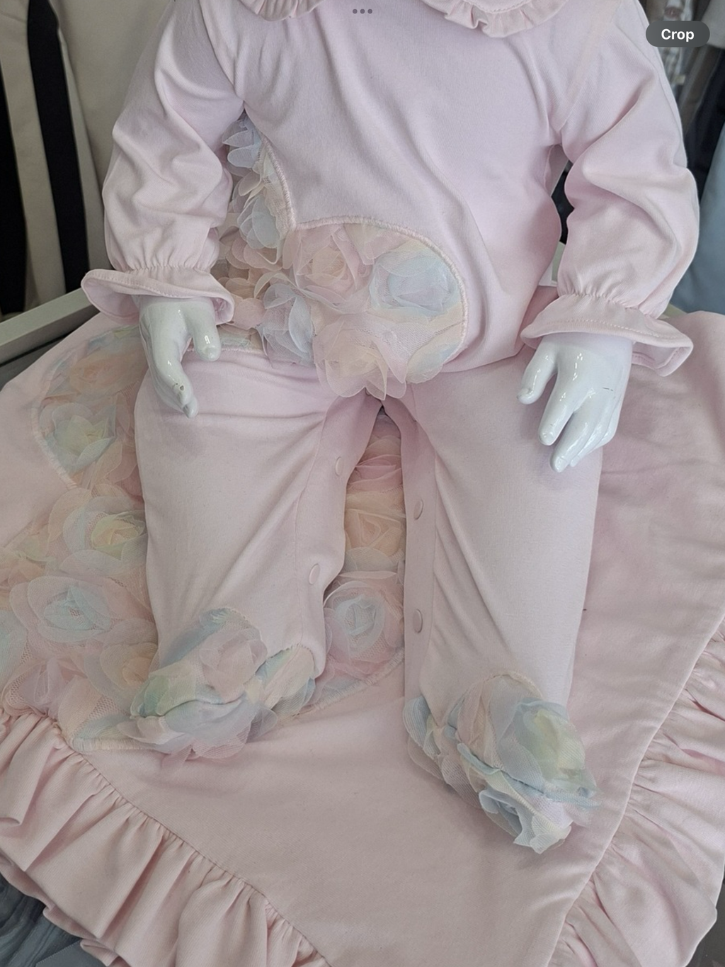 DEOLINDA chic babygro and matching hat 0426752