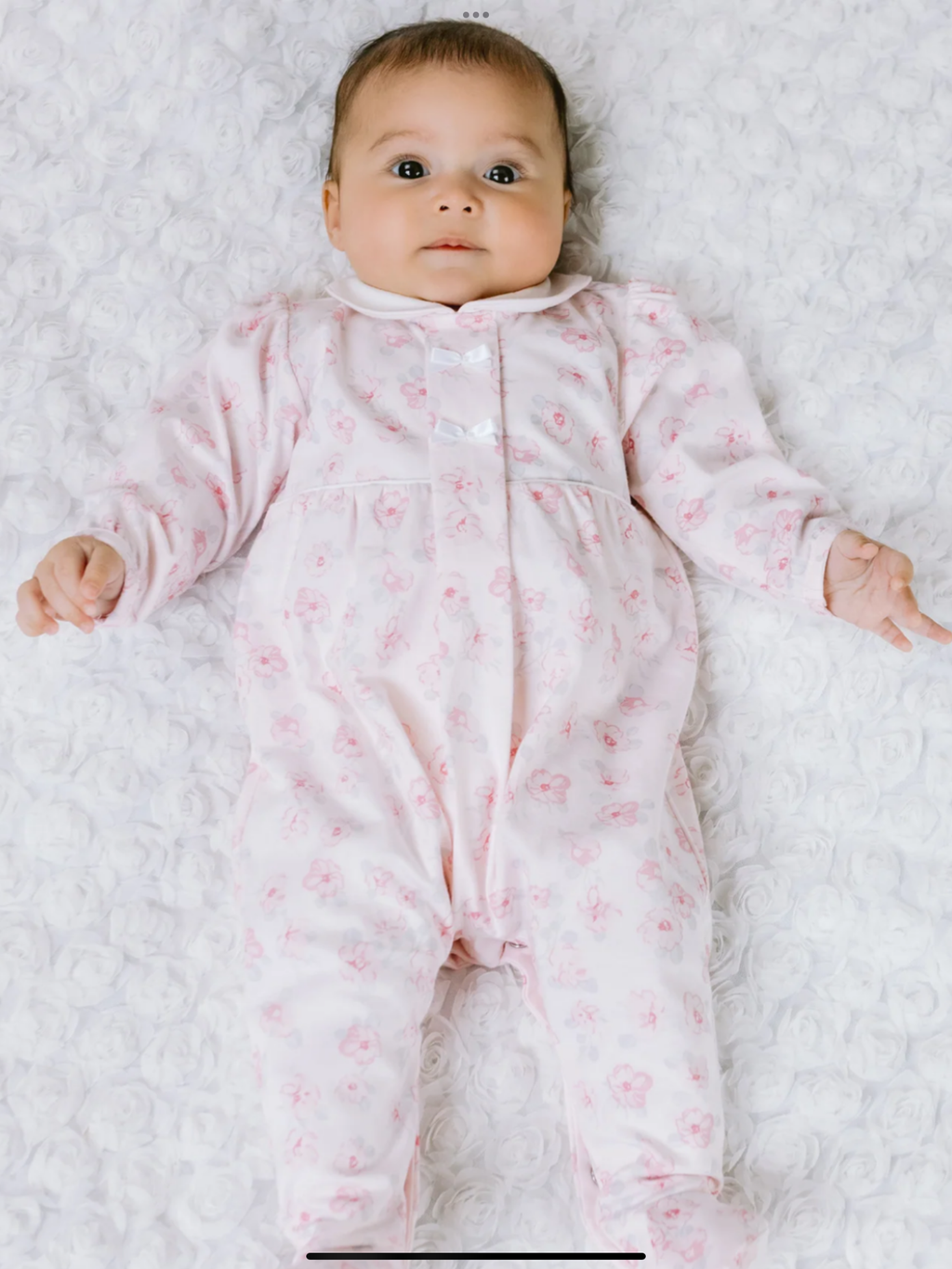 Emile et rose Joanne Girls Floral Print Babygrow and Hairband 012565